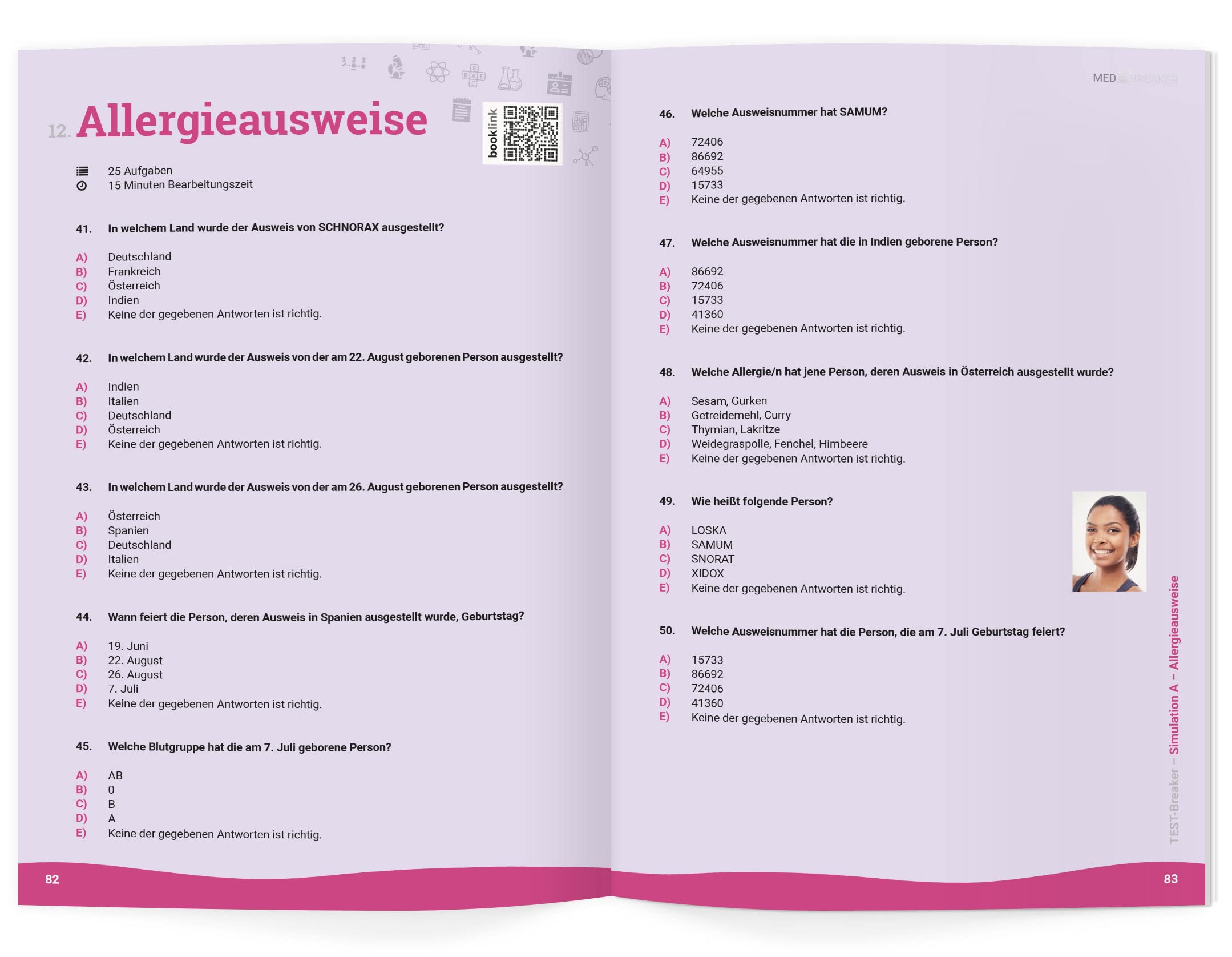 MedAT VIER Testsimulationen inkl. MedAT-H- und MedAT-Z-LIVE-Simulation, Medizin-Aufnahmetest |: TEST-Breaker | MedAT 2025/2026 (4 Test-Aufgaben-Sets) (MEDBREAKER | MedAT-Bücher-Vorbereitung)