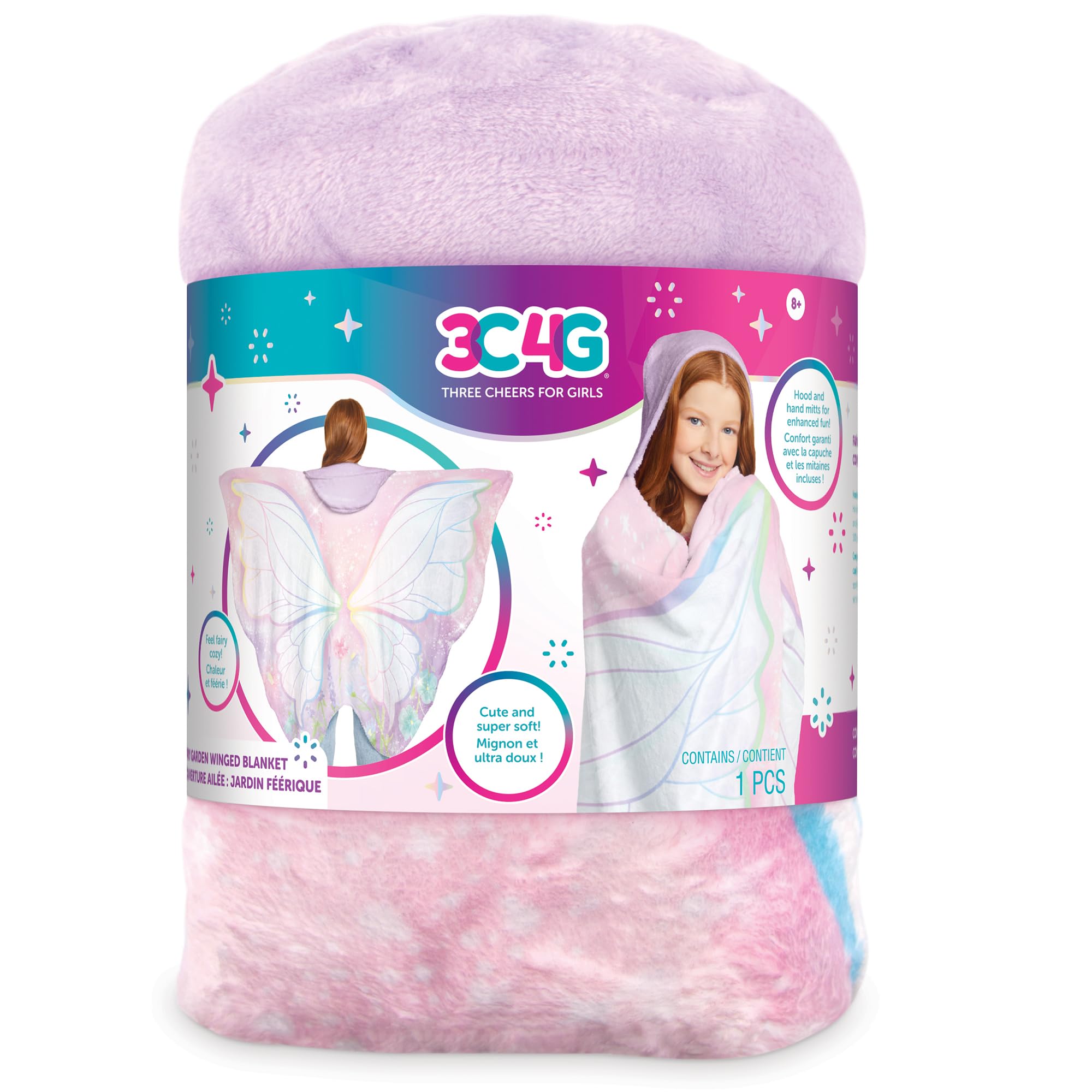 Amazon.com: Make It Real 3C4G: Fairy Garden Wings Blanket - Hood