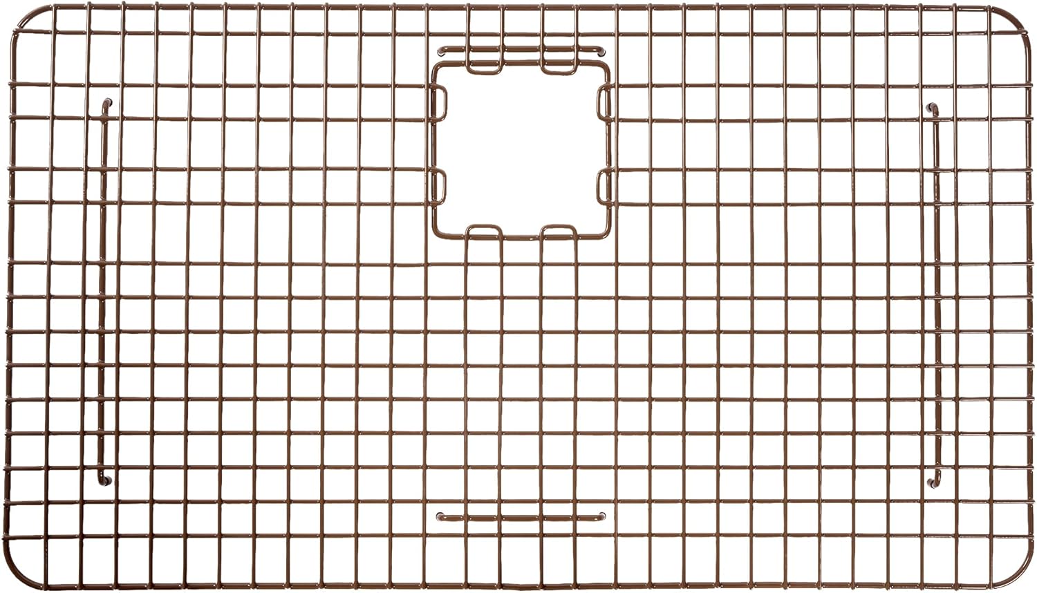 SinkSense Merrick 31.15" x 17.35" Kitchen Sink Bottom Grid, Antique Brown