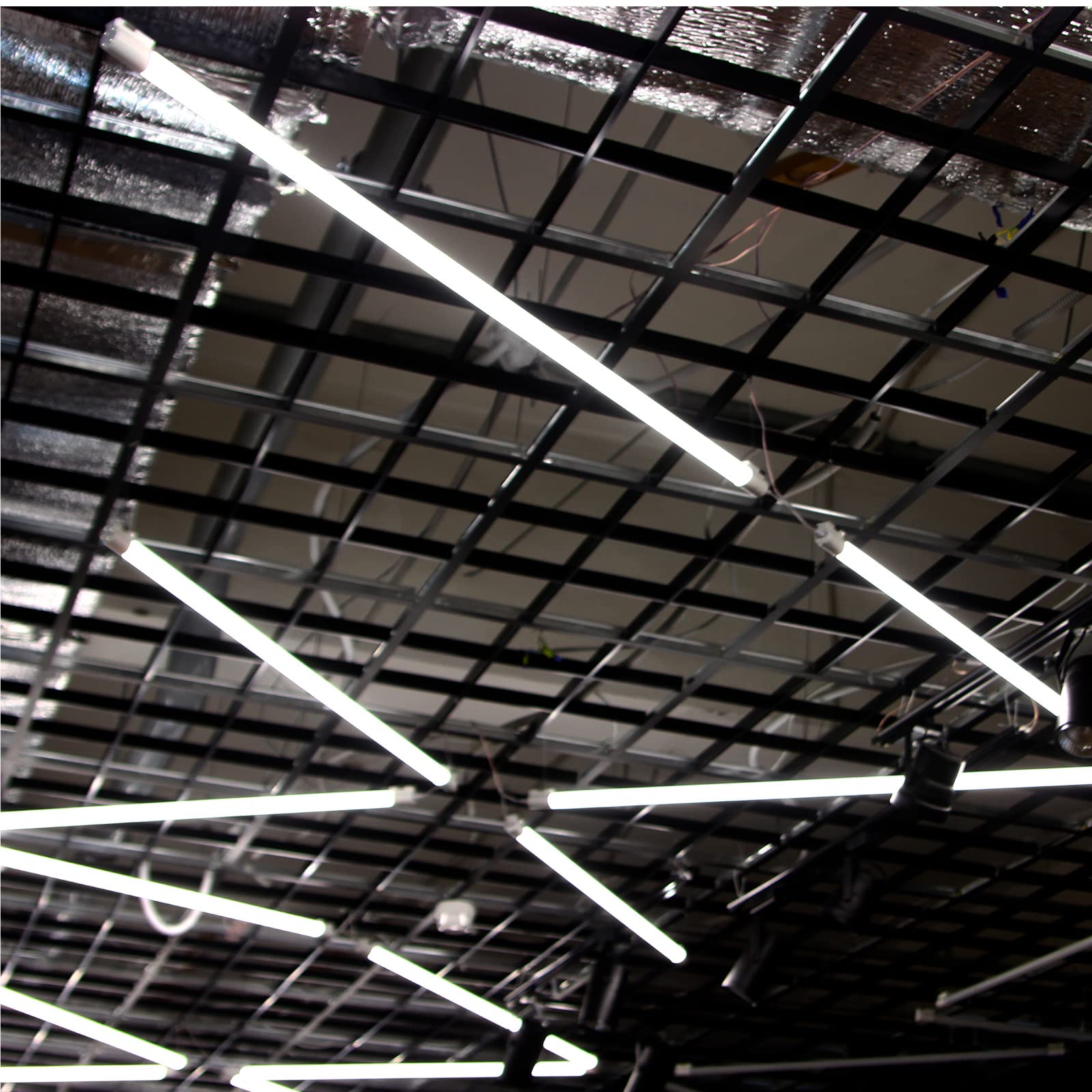 Eurocali 25 Tubi LED 18W 120cm T8 G13 con Starter 1850 Lumen Garanzia 6 Anni - Luce Naturale 4000K Alta Luminosità 102 lm/W - Materiale Nano Plastic Sostituzione Neon per Soffitto Garage Negozio