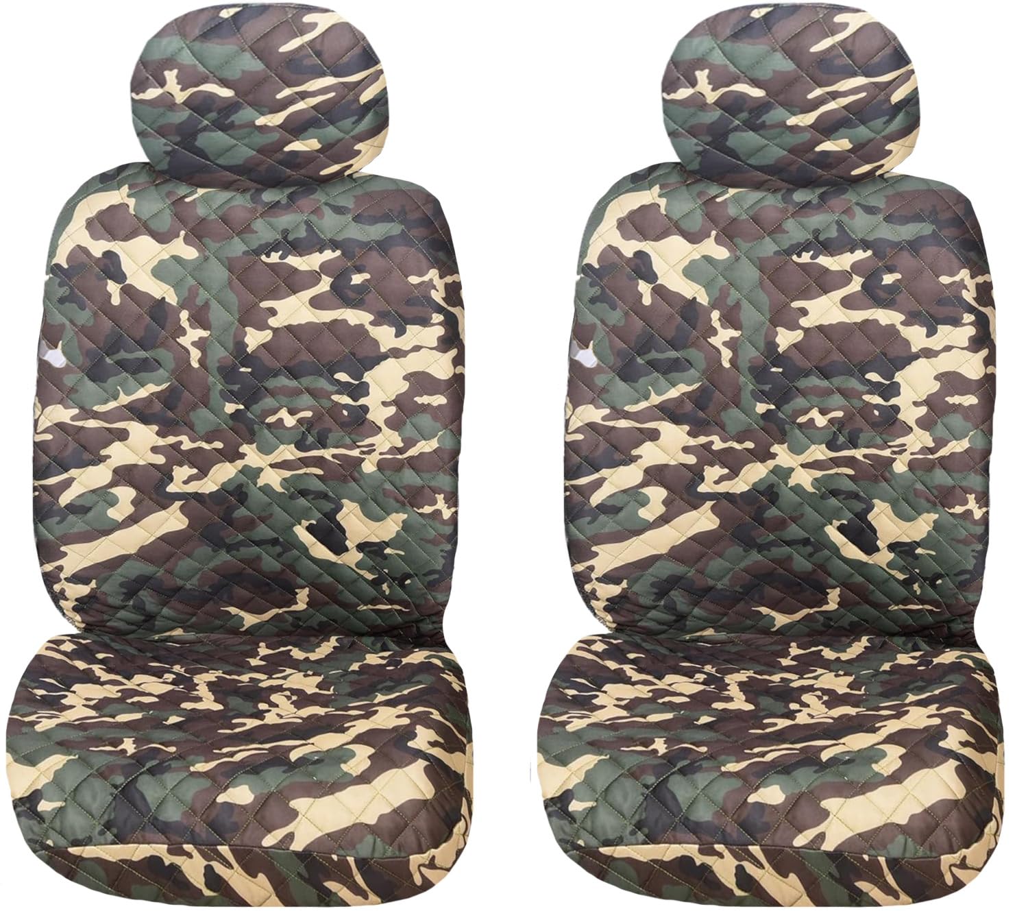 Susy Shop Housses De Siège De Voiture Universelles Camouflage - Ensemble Complet Avant Et Arrière, Installation Facile