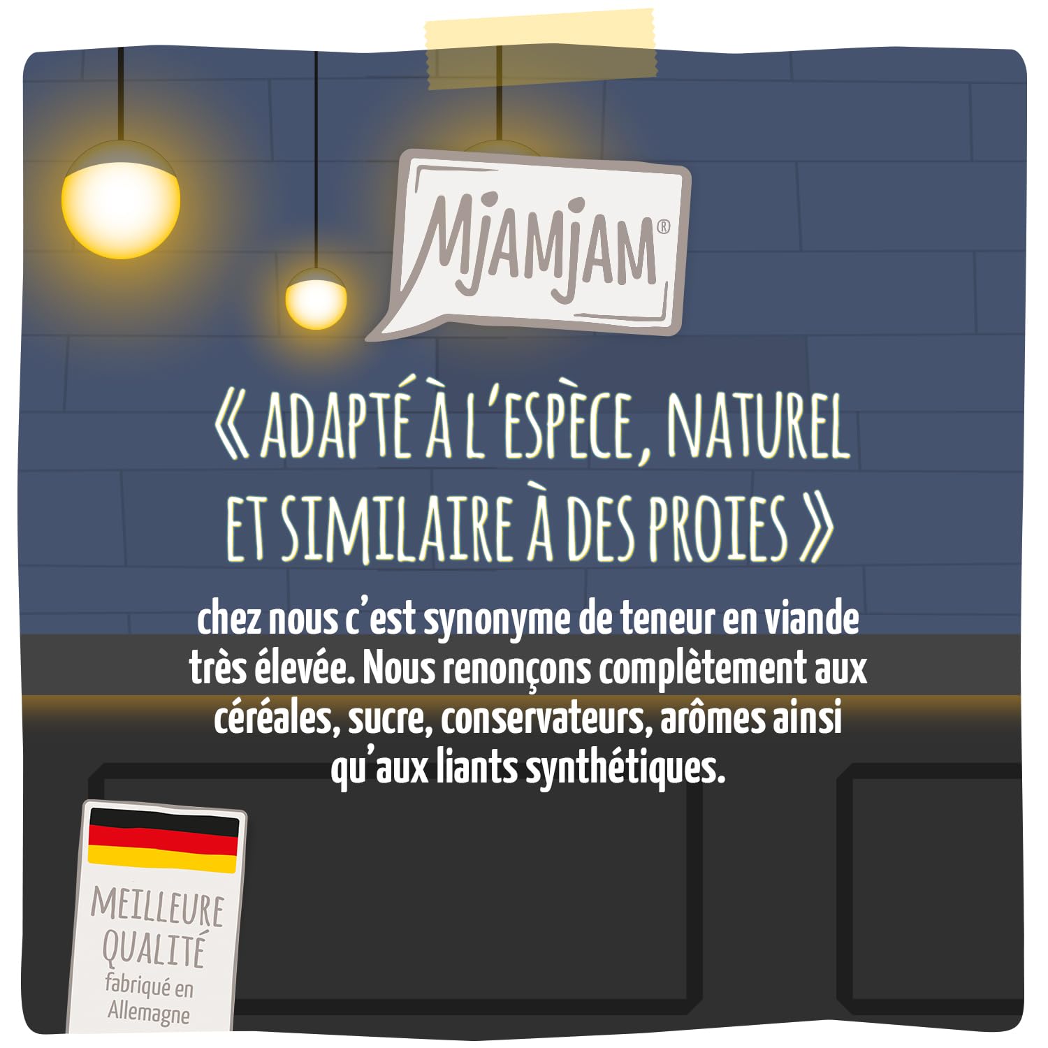 MjAMjAM - Boisson délicieuse pour Les Chats - Cocktails – Viande de Poulet effilochée, Paquet de 20 (20x40), sans céréales