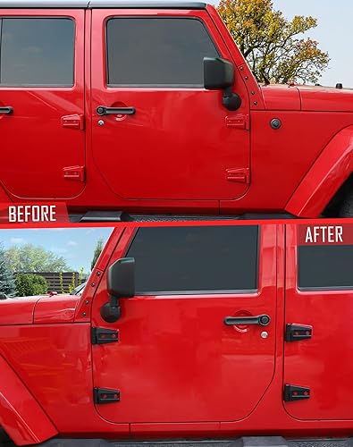 Vista 89 de JeCar - Bisagra para puerta, accesorios exteriores para Jeep Wrangler