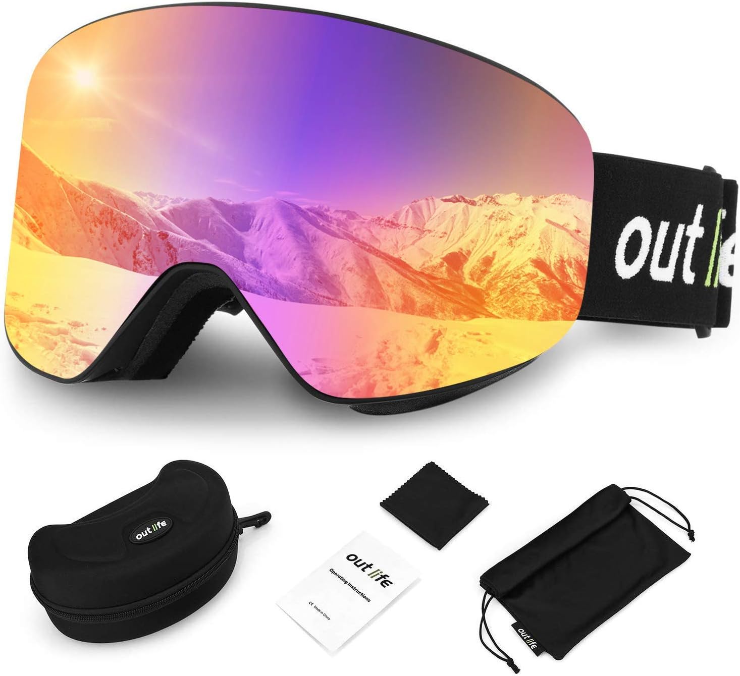 occhiali da sci zionor