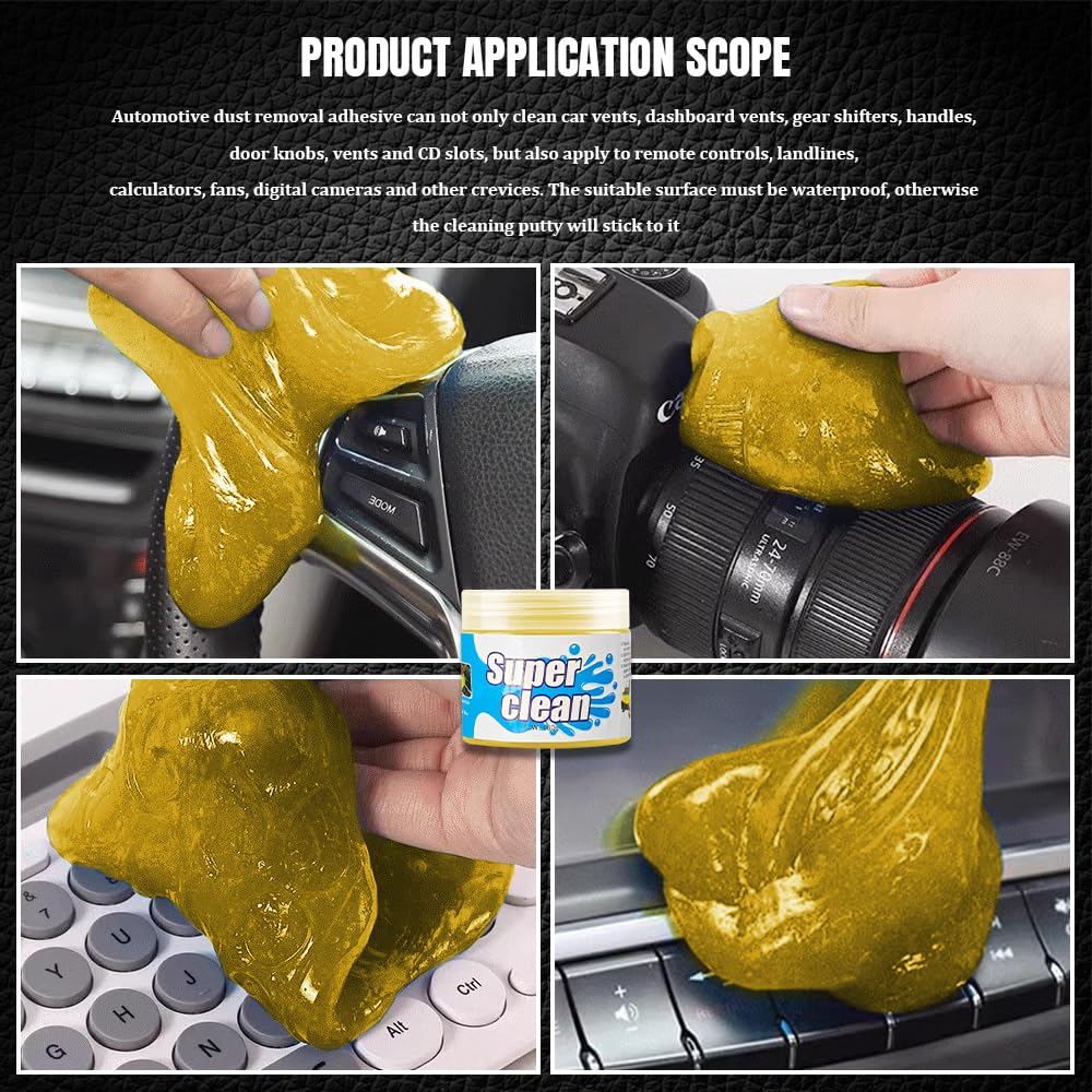 Gel de limpieza de coche, suministros de limpieza de coche, masilla de limpieza de coche, kit universal de limpieza de automóviles, herramientas de detalles de automóviles, accesorios para