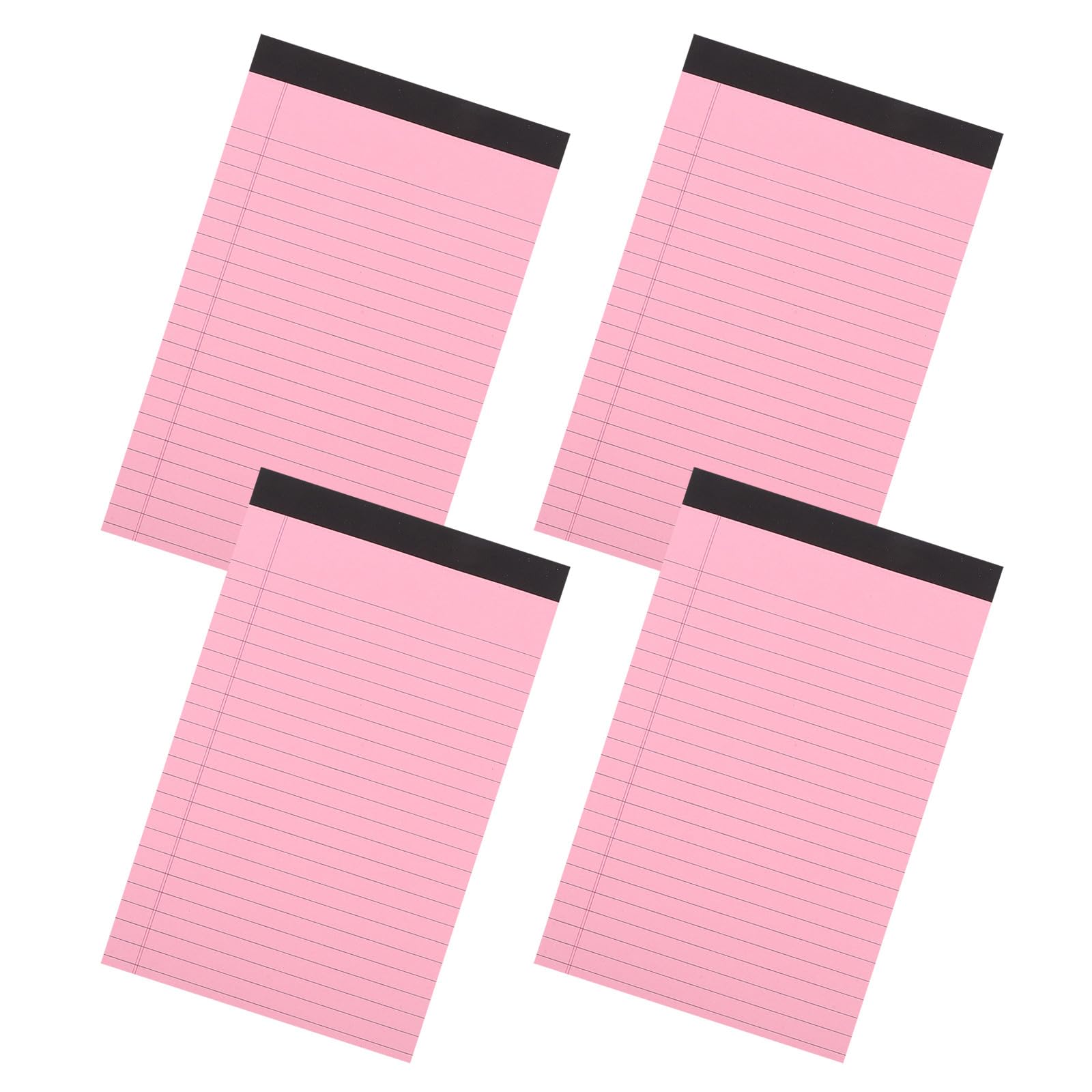Generico Blocco Note Legale A5 a Righe Larghe Strappabile Set da 4 Piccoli Blocchi Note per Lavoro Carta Antiaderente senza Tracce per Uso Ufficio e Appunti Quotidiani