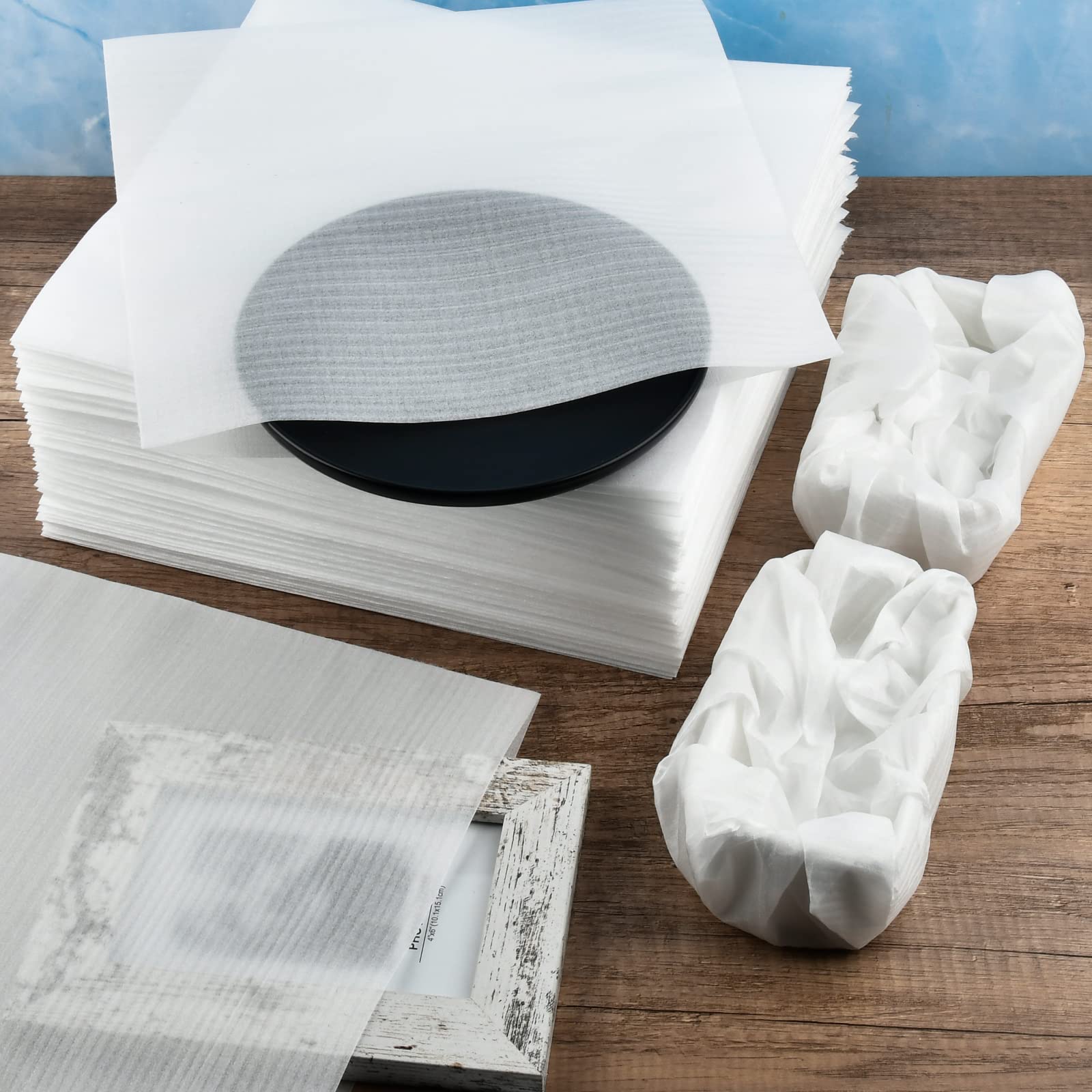 OTYMIOW 100PCS Material de Embalaje de Espuma Mudanza Papel de Embalaje de Espuma Mudanza Envoltorio Bolsas de Burbujas de Aire Mudanza Cajas de Embalaje de Espuma Bolsas de Algodón Perladas