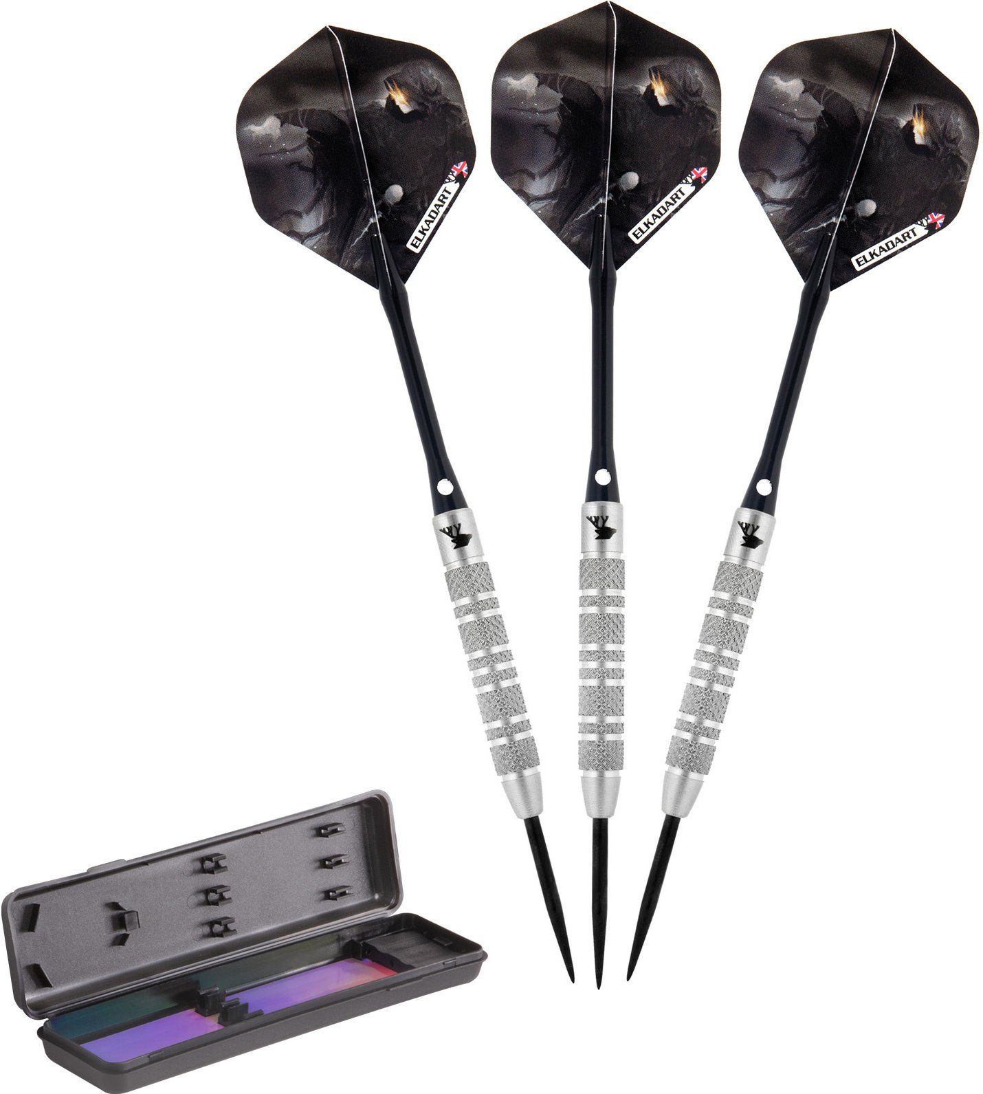ElkadartWizard 80% Tungsten Steel Tip Darts with Storage/Travel Case