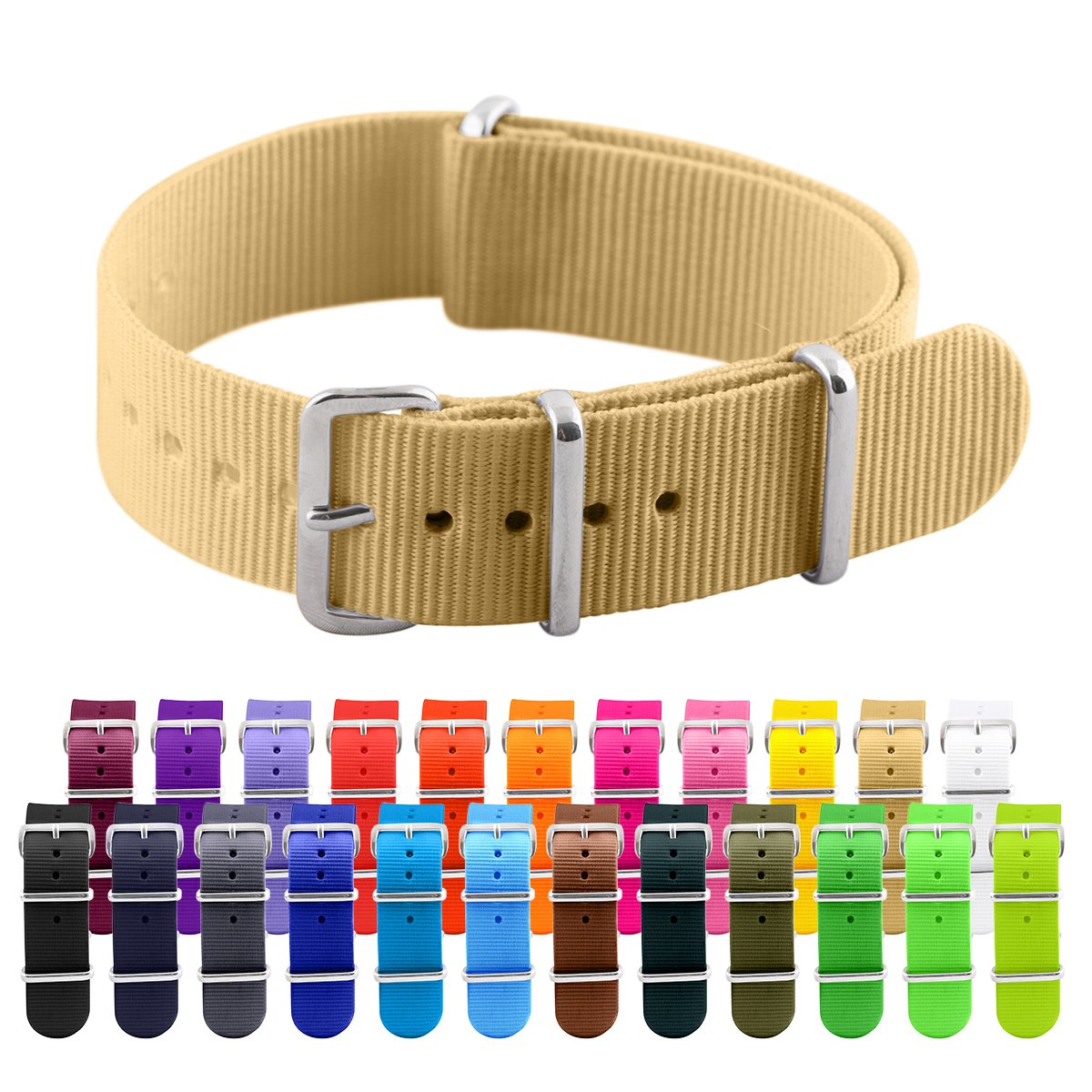 Clockwork Synergy® Classic Nylon Ballistic watch straps bands