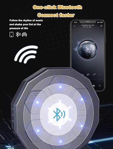 Miniatura 2 de Máquina de boxeo musical con guantes de boxeo, máquina de entrenamiento inteligente de música de boxeo, equipo de boxeo electrónico USB montado en