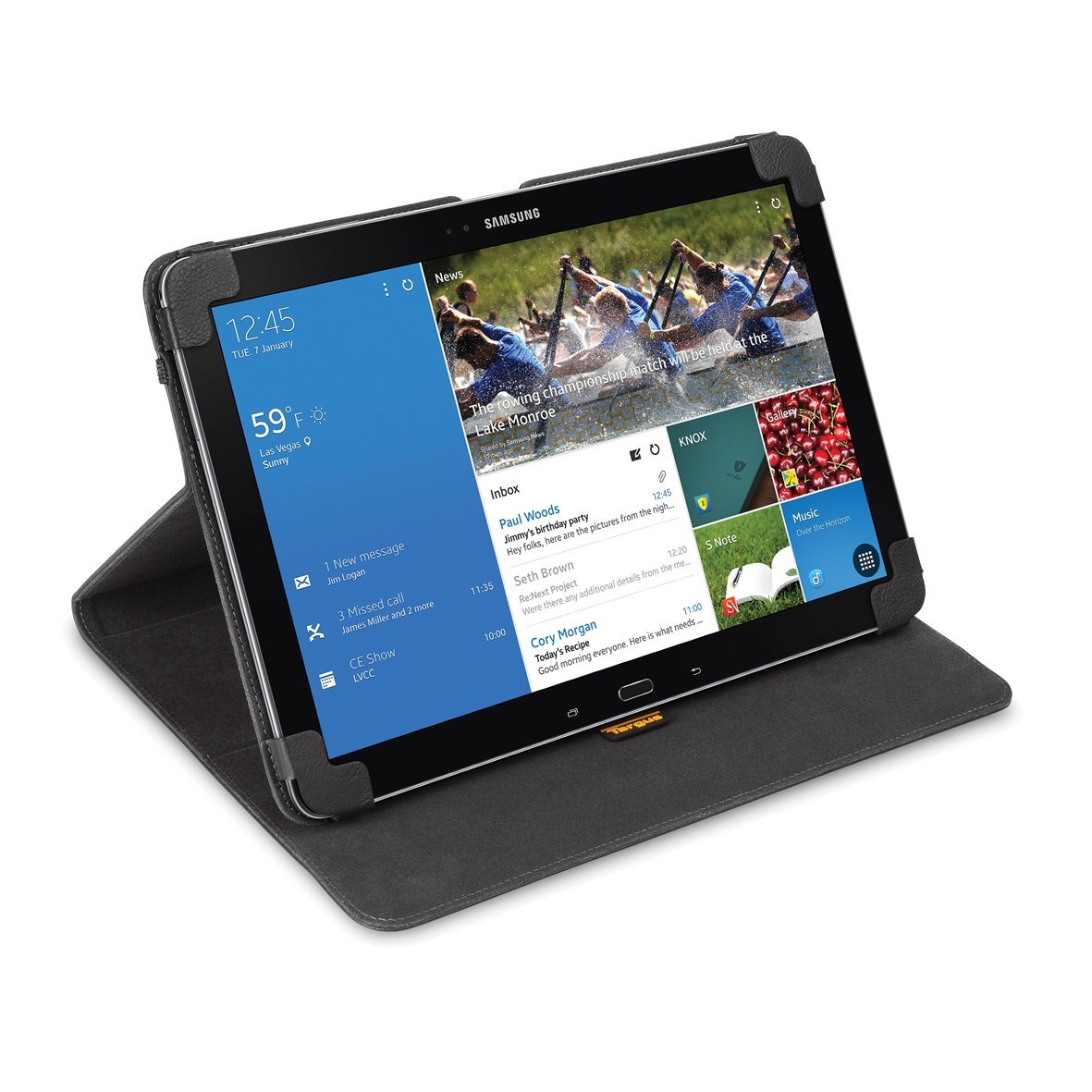 Étui NotePRO et TabPRO 12.2 Targus THZ459EU noir avec support multi-angles - 8