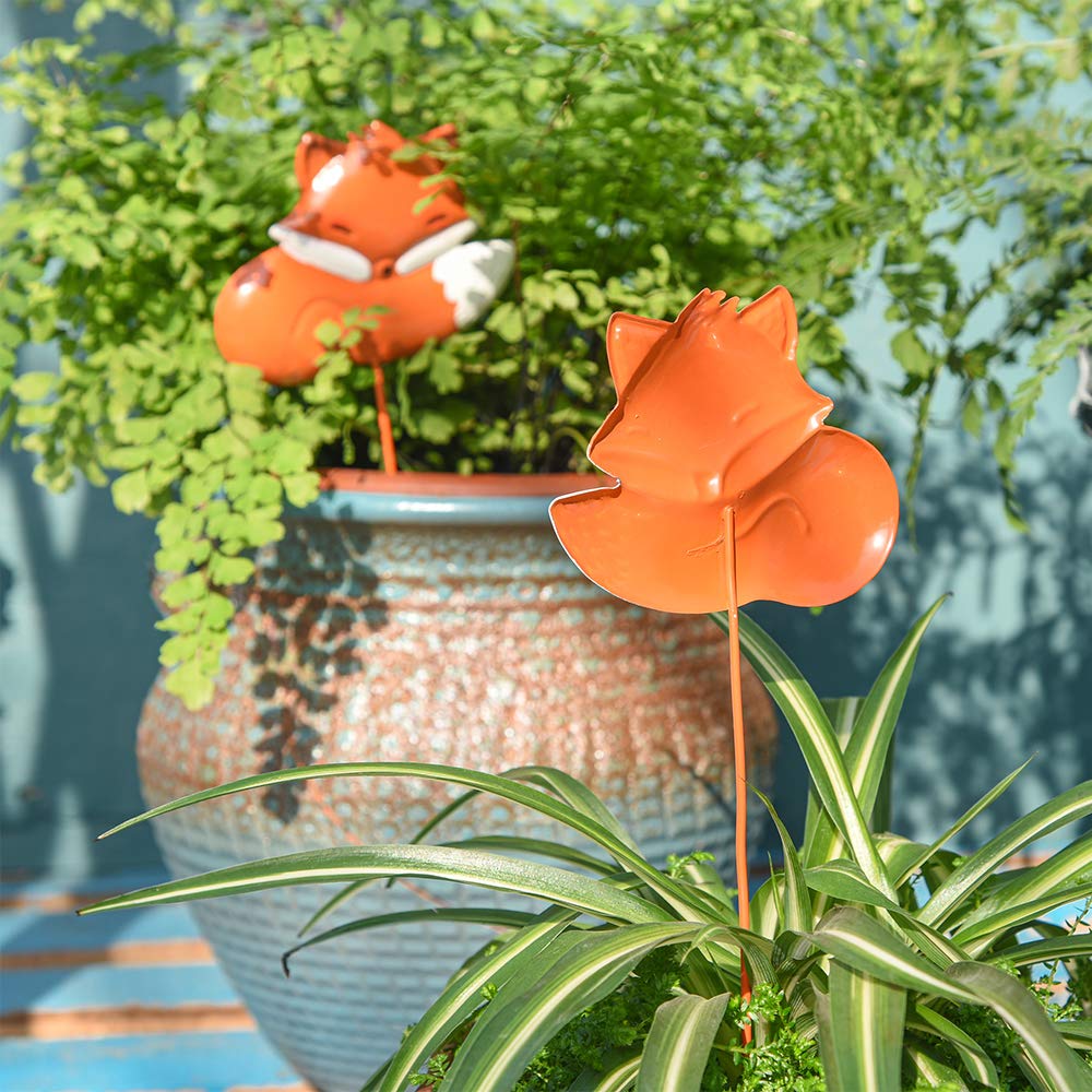 Amazon.com: Sungmor 2PC Foxes Decorative Garden Stakes, Animal