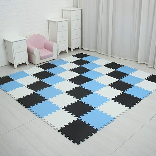 Miniatura 2 de MQIAOHAM - Tapetes de juego para bebe, tapete de espuma en forma de rompecabezas para ejercicio, hogar y equipo de gimnasio, juguete suave para bebe