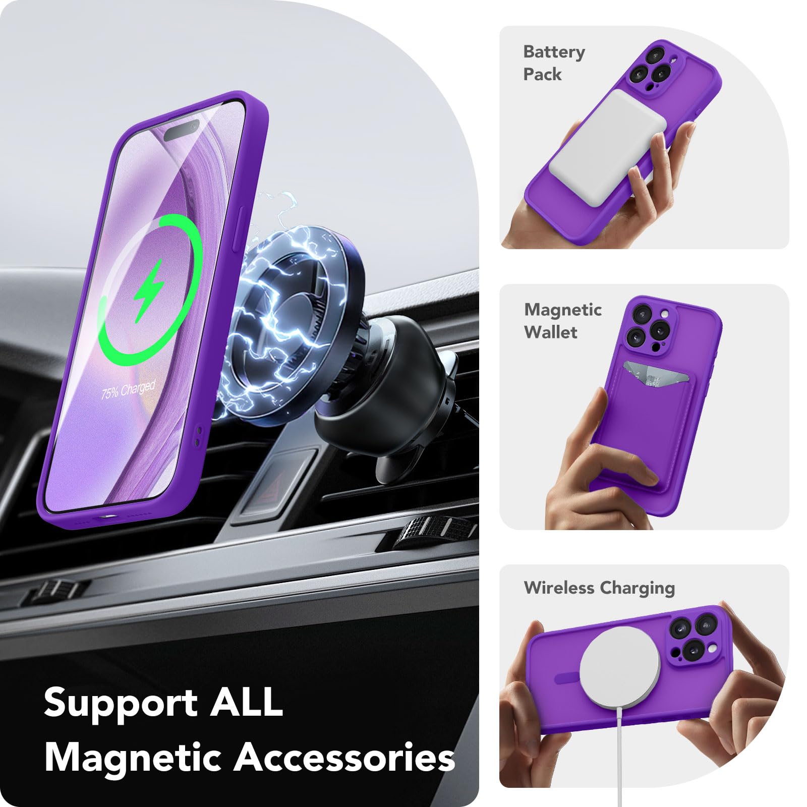 CAPRARO Magnetic for iPhone 13 Pro Max Case - Image 3
