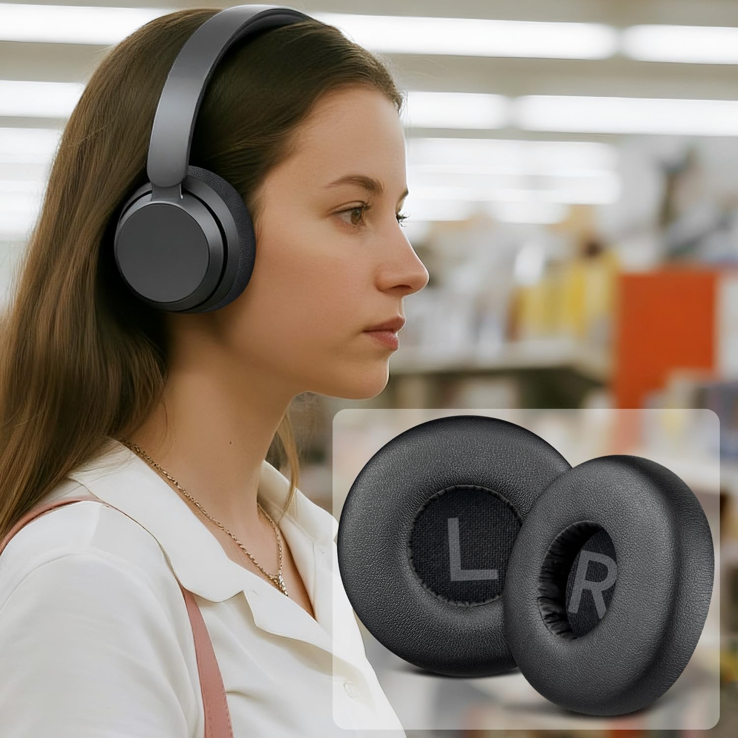 Amazon | SOULWIT 55MM イヤーパッド イヤークッション for Microsoft