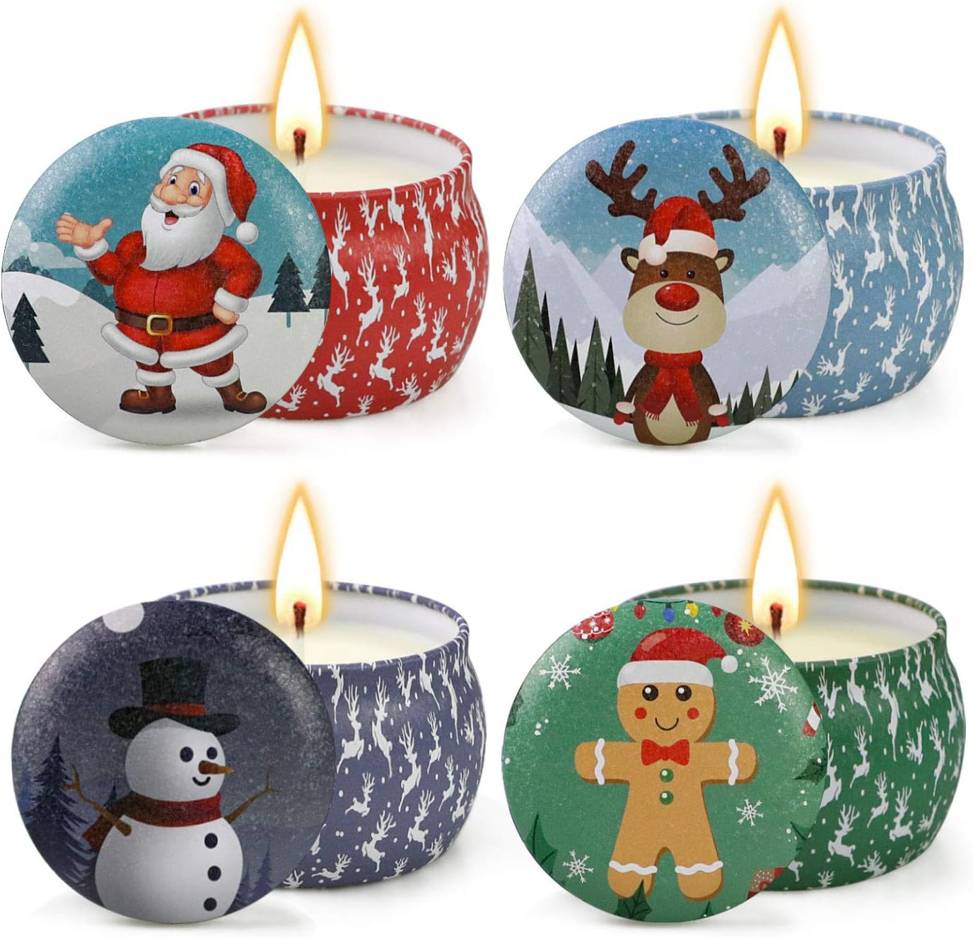 Scented Candles Set Gifts for Women (Multi-Colored)