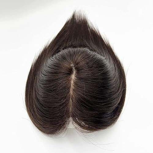 Miniatura 8 de MorningWigs Toppers de cabello para mujer 100 Remy cobertura de cabello humano 47 x 51in base de seda completa cabello lacio para adelgazar el