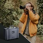 Lykus PVC1 Waterproof Hard Case with Padded Dividers for Cameras, Lenses, Dual DJI Mavic/Air/Mini Drones