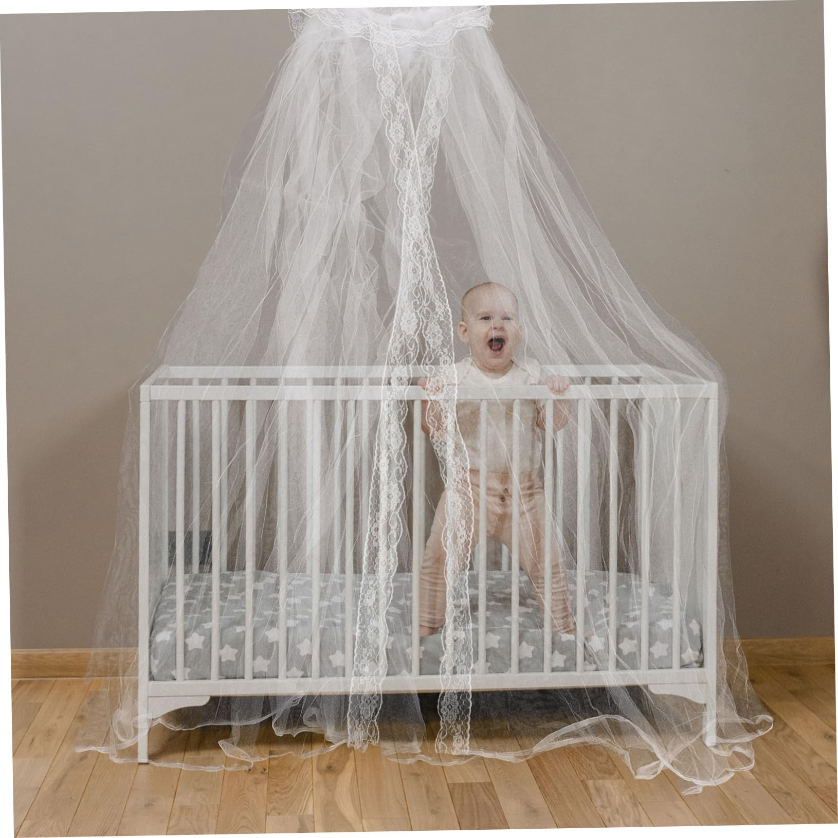 BESTonZON 3pezzi Rete Anti-insetti Per Lettino Zanzariera Traspirante Per Facile Da Installare Protegge Da e Insetti Per Culla e Letto