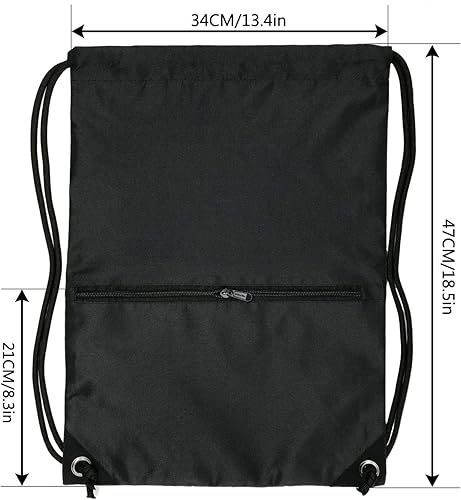 Miniatura 3 de HOLYLUCK - Mochila, bolsa deportiva con cordón ajustable para gimnasio