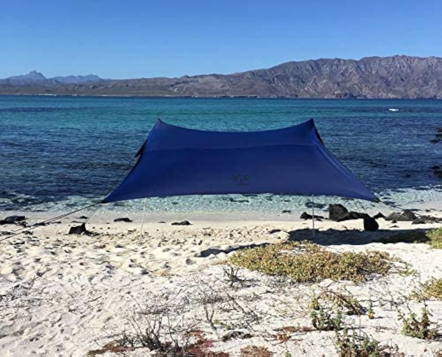 neso zelt Strandzelt mit Sandanker, tragbares Sonnendach Kleur daktent:Groen Made out of a Babyschlafsäcke für Jungen und heavy-duty-zippers