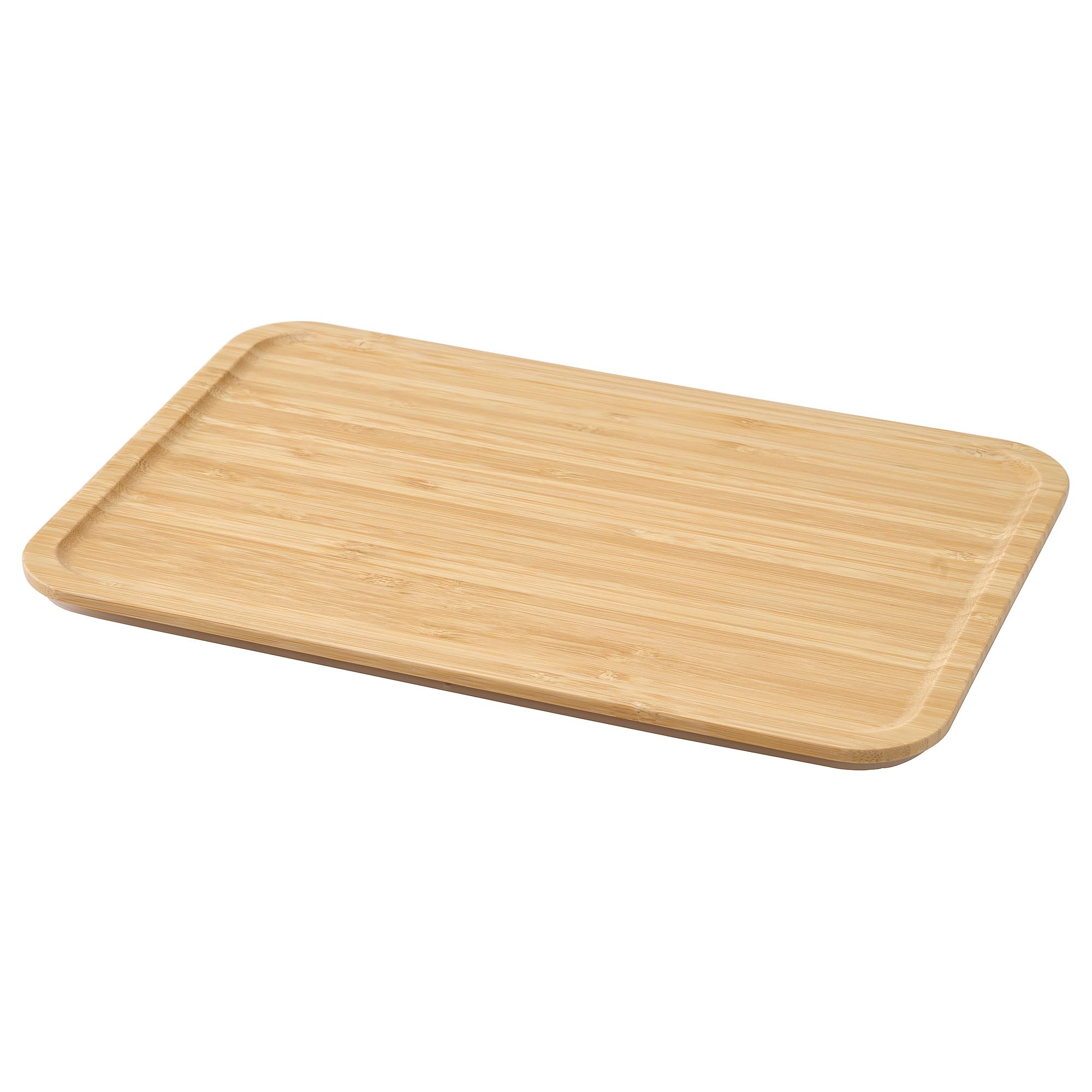 Couvercle rectangulaire en bambou 32 x 21 cm pour organiser et empiler vos grands plats