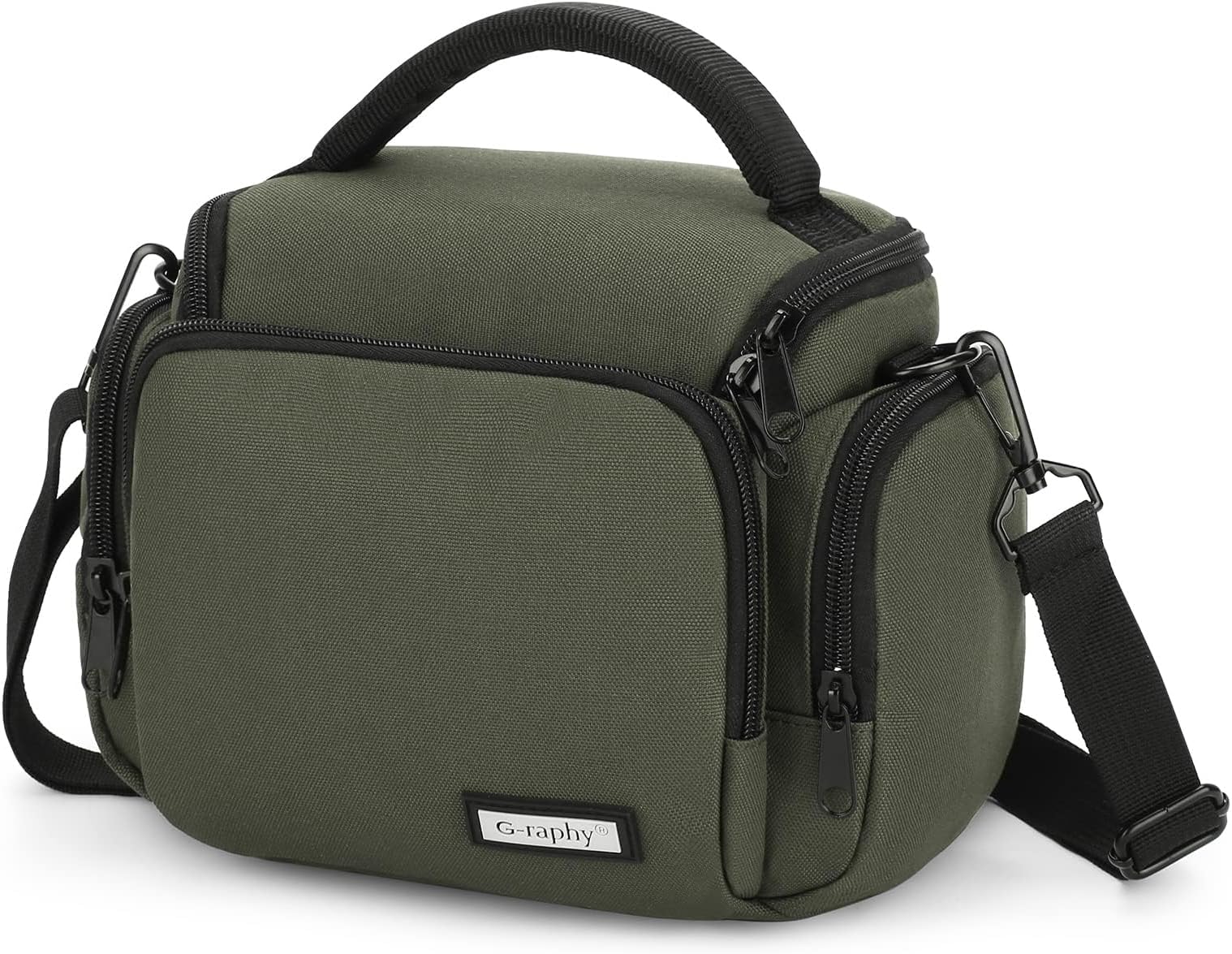 Handytasche Zum Umhängen Kameratasche 'Fashion' Grau Fototasche XL Kamera Umhängetasche Mit Tragegurt EBa Sony Alpha 7 Iv