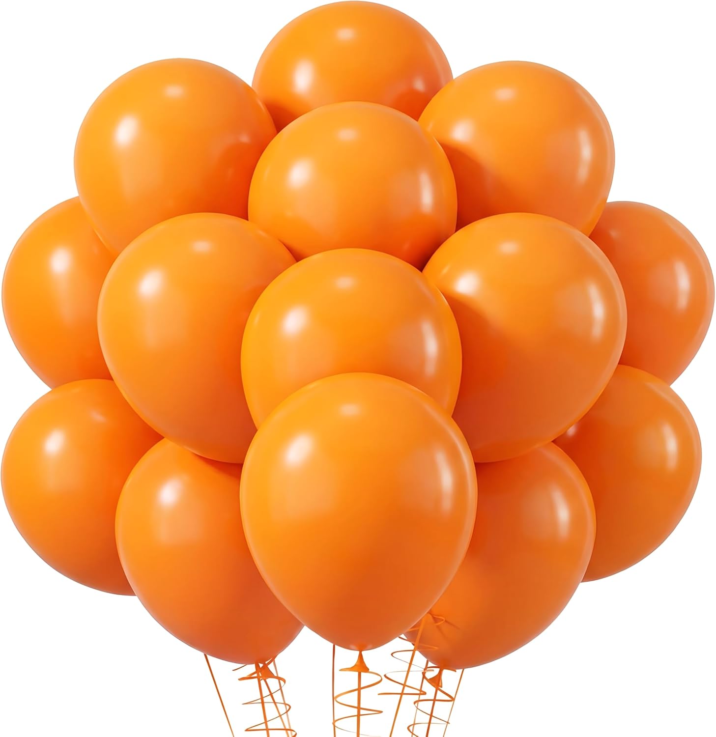  Orange Balloons 120pcs 12 Inches Latex Balloons for Birthday Anniversary Wedding Party Supplies Garland Arch Fall Themed Decoration