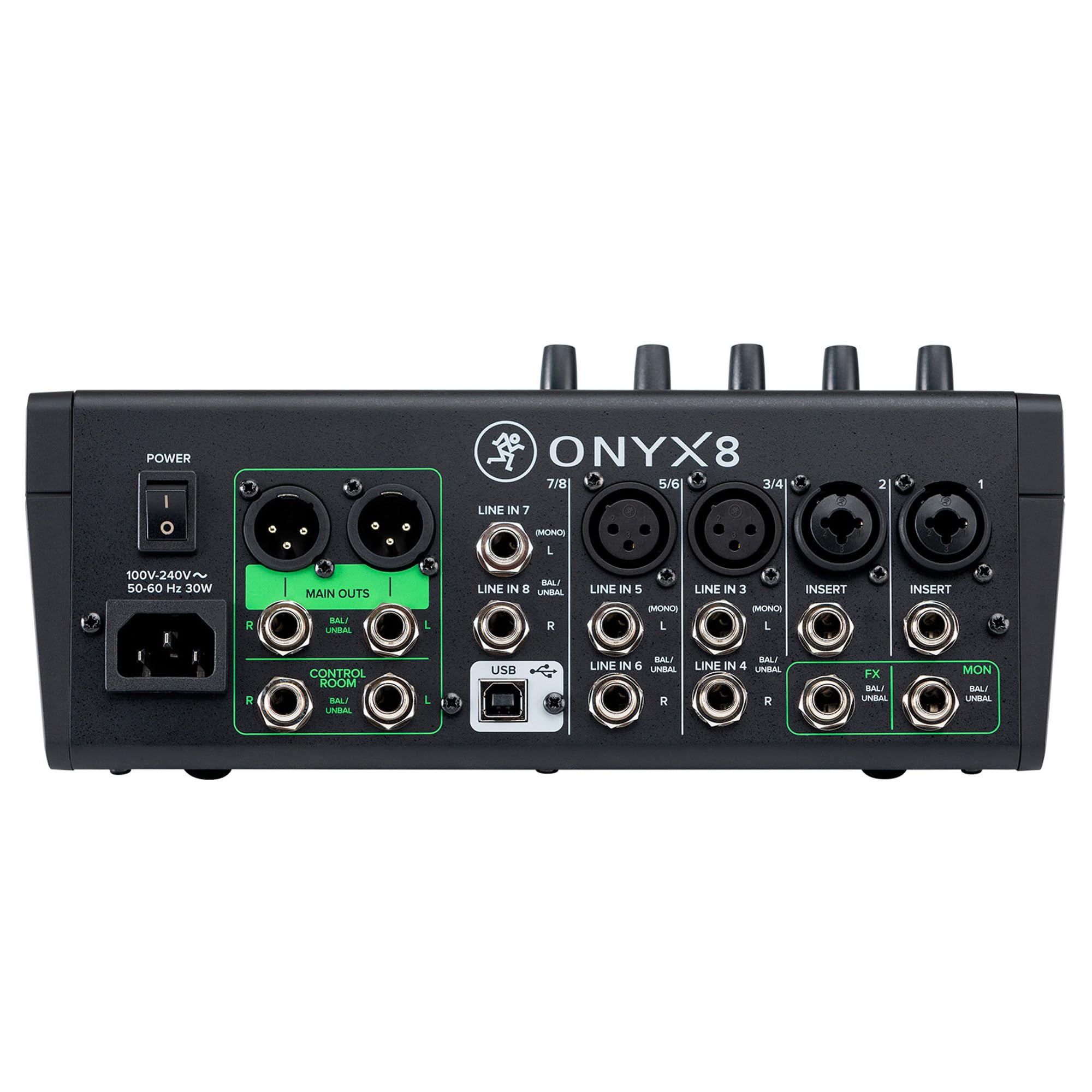 Mackie Onyx8 - Mezclador analógico premium de 8 canales con USB multipista