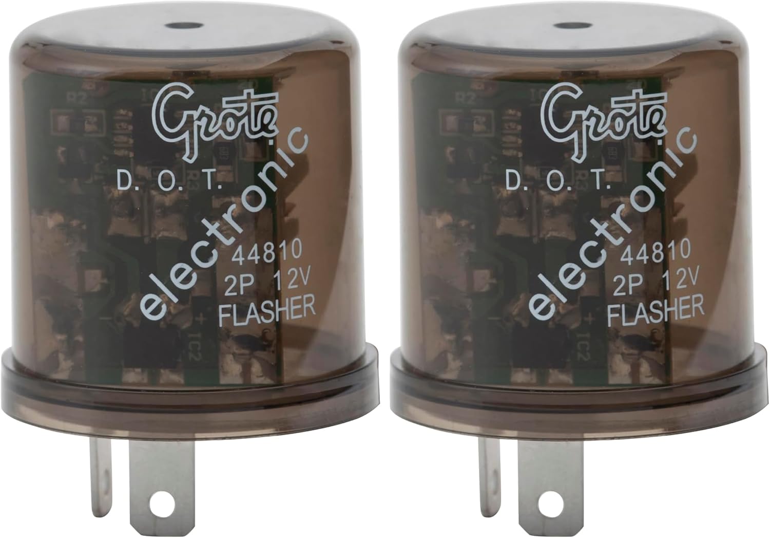 Grote 44810 2 Pin Flasher (10 Light Electromechanical) (Pack of 2)