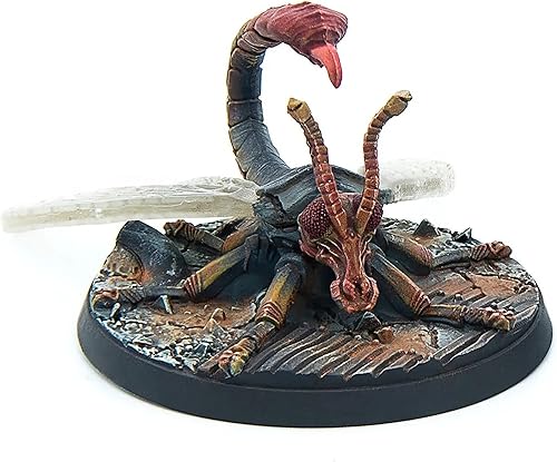 Miniatura 4 de Fallout Wasteland Warfare: Creatures - Sting Wings - 3 miniaturas de resina sin pintar, RPG, incluye bases escénicas, figuras a escala de 1.260 in,