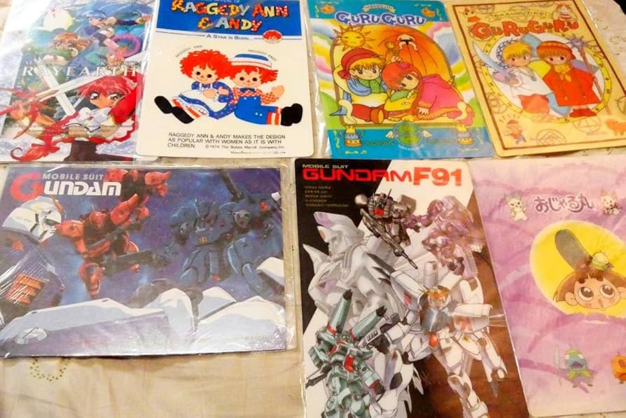 Amazon.co.jp: 当時物 昭和レトロ 下敷き 大量セット : 文房具