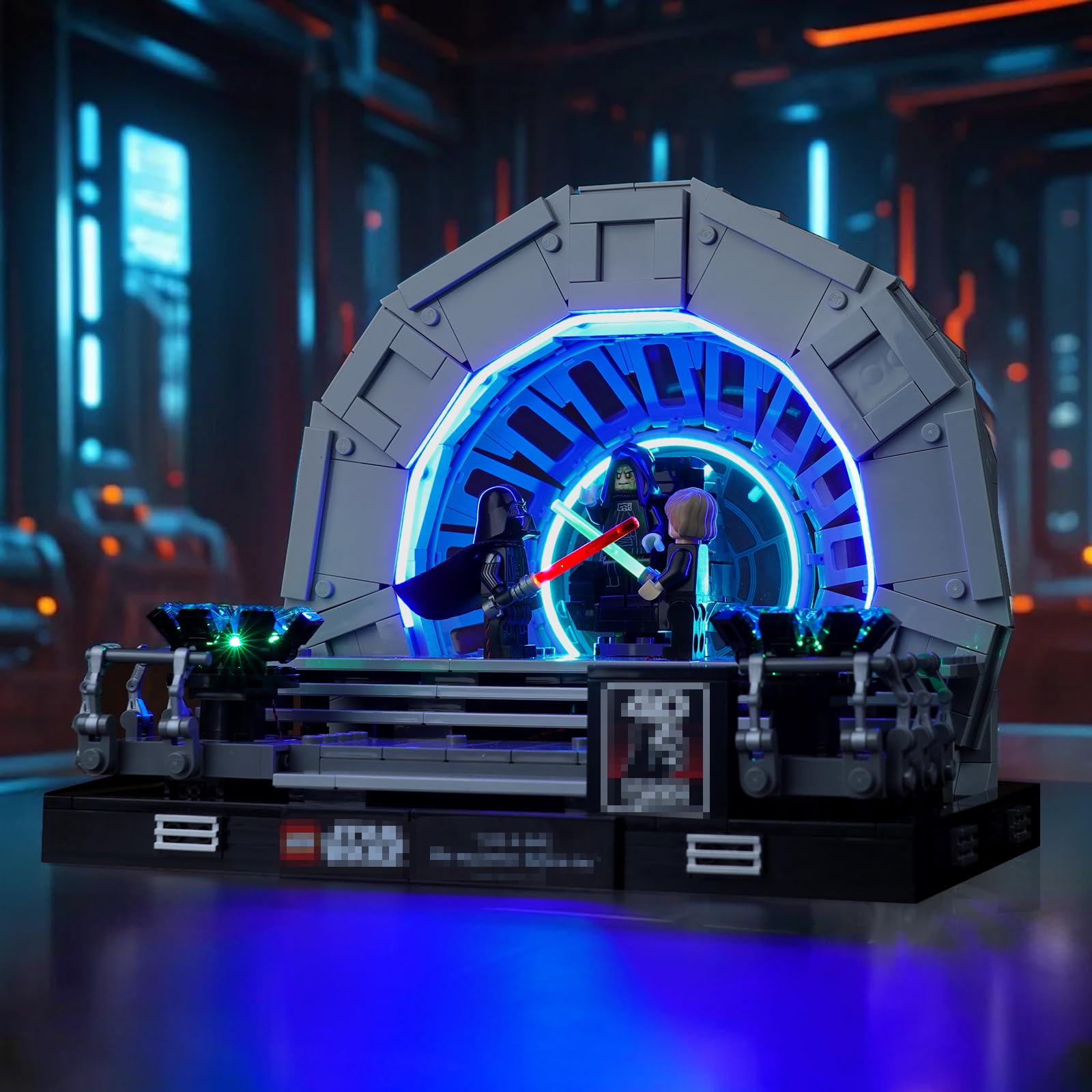 LocoLee Led Licht Set für Lego Thronsaal des Imperators, Led Beleuchtungs Set für Lego 75352 Star Wars Thronsaal des Imperators 75352 Emperor’s Throne Room Diorama - Nur Lichter Set, Kein Modell