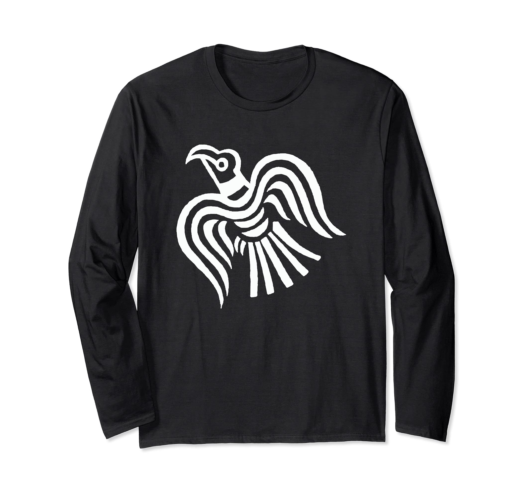 Norse Viking Raven Banner Symbol Long Sleeve T-Shirt