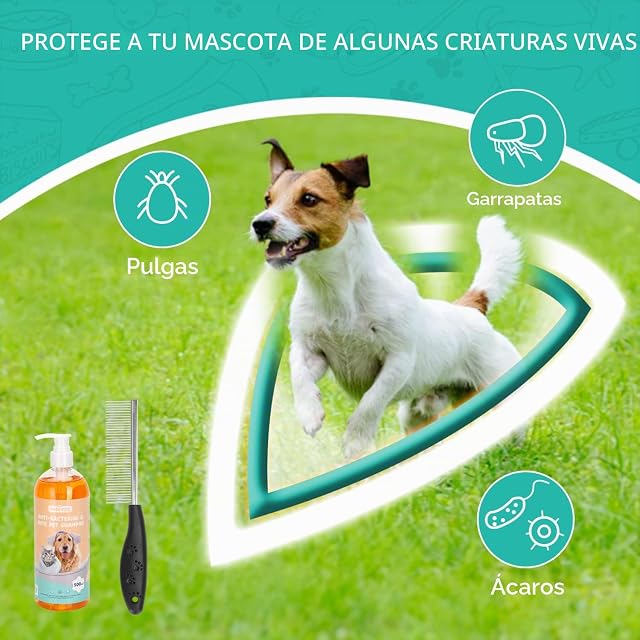 Foto 7 de 7 de Nobleza Cepillo Dual para Perros y Gatos 2 en 1 Cepillo de Aseo de Doble Cara