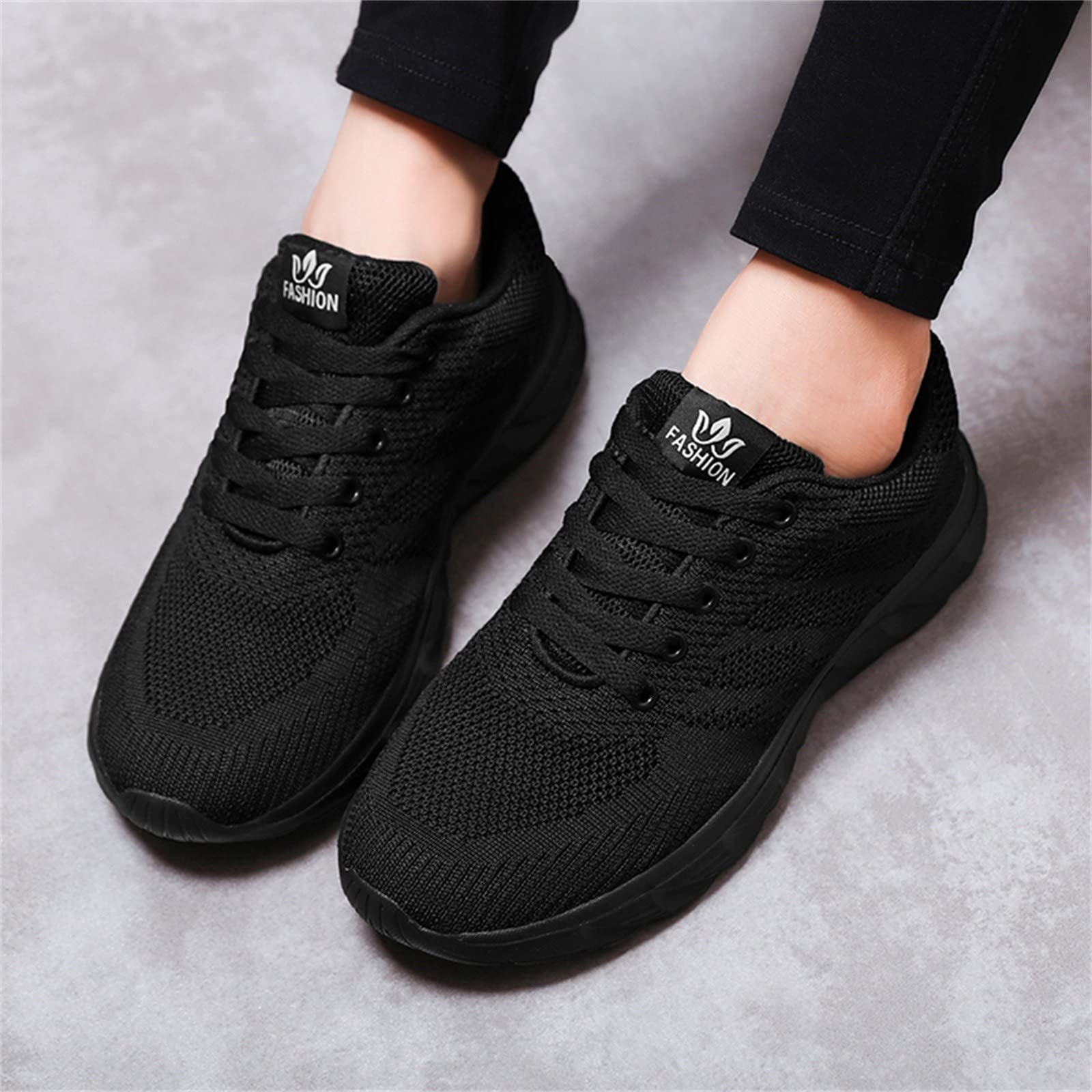 Genérico Zapatillas Deportivas Mujer Zapatillas Elegantes Deporte Verano A La para Mujer Malla Transpirable Ligero Cómodo Casual Deportivas para De