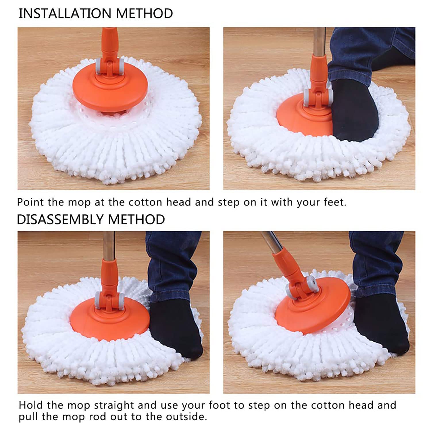 ALOUD CREATIONS Mop Refills - 2 Pack -8 ALOUD CREATIONS Mop Refills - 2 Pack -8