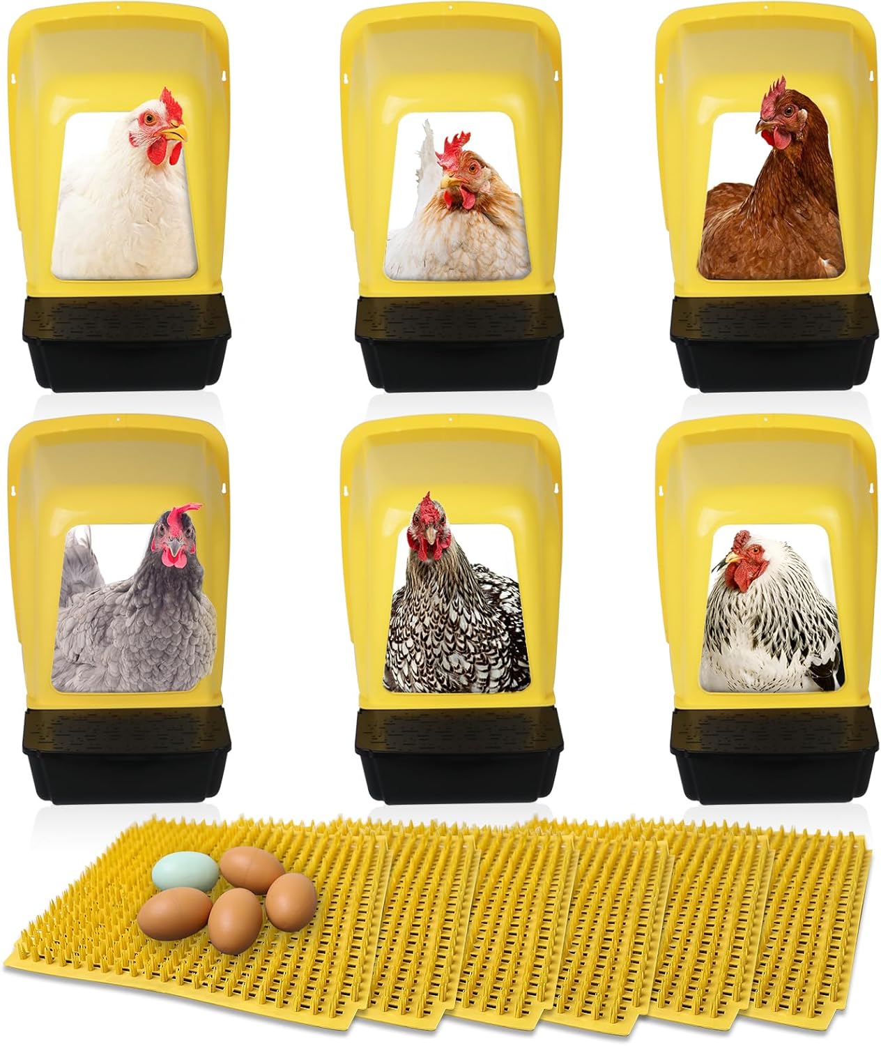 Chicken Nesting Boxes Chicken Laying Boxes with Perch Roll