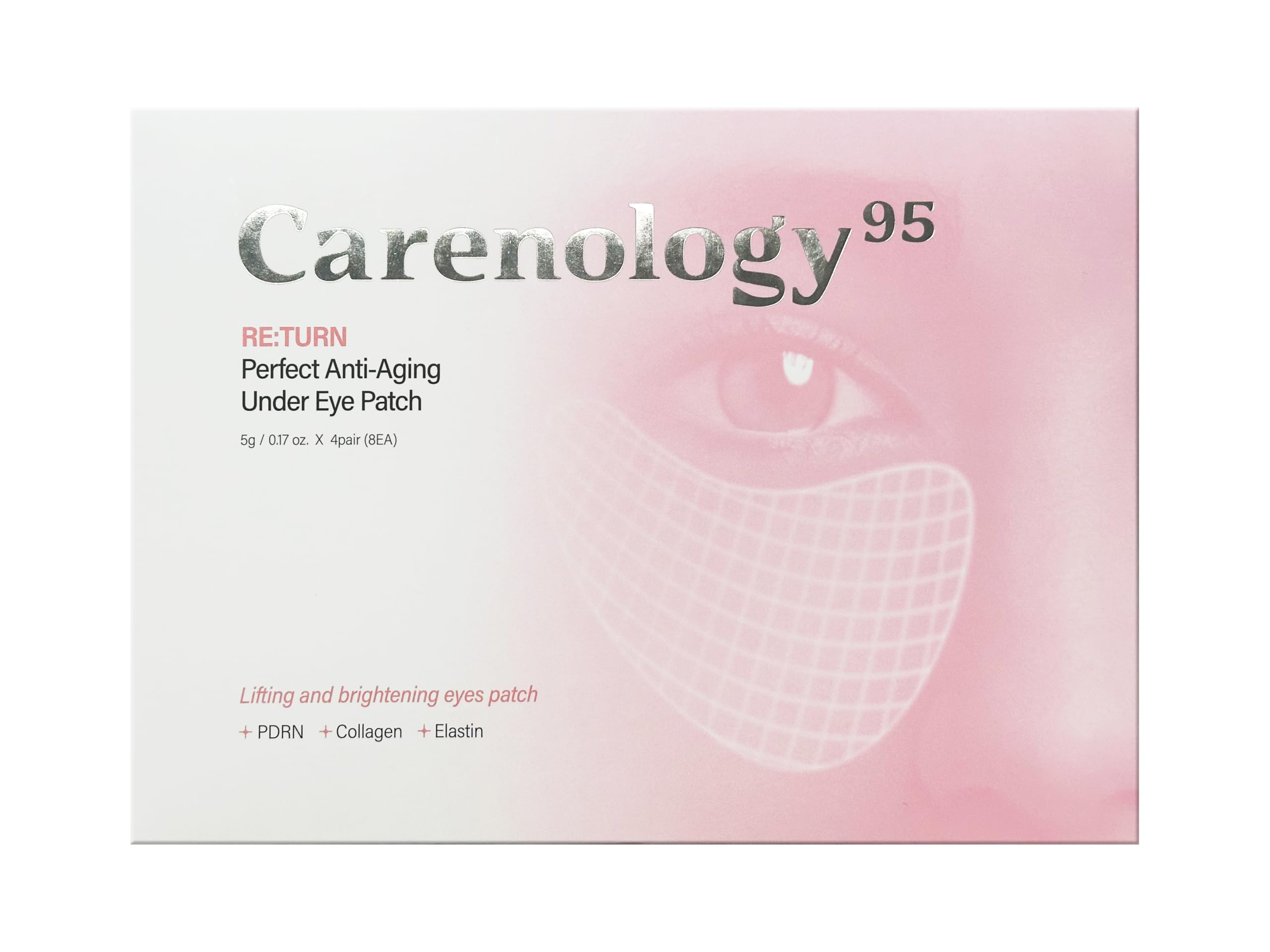 Carenology 95 RETURN Perfect Under Eye Patch 5g/0.17oz x 4 pair (8EA)