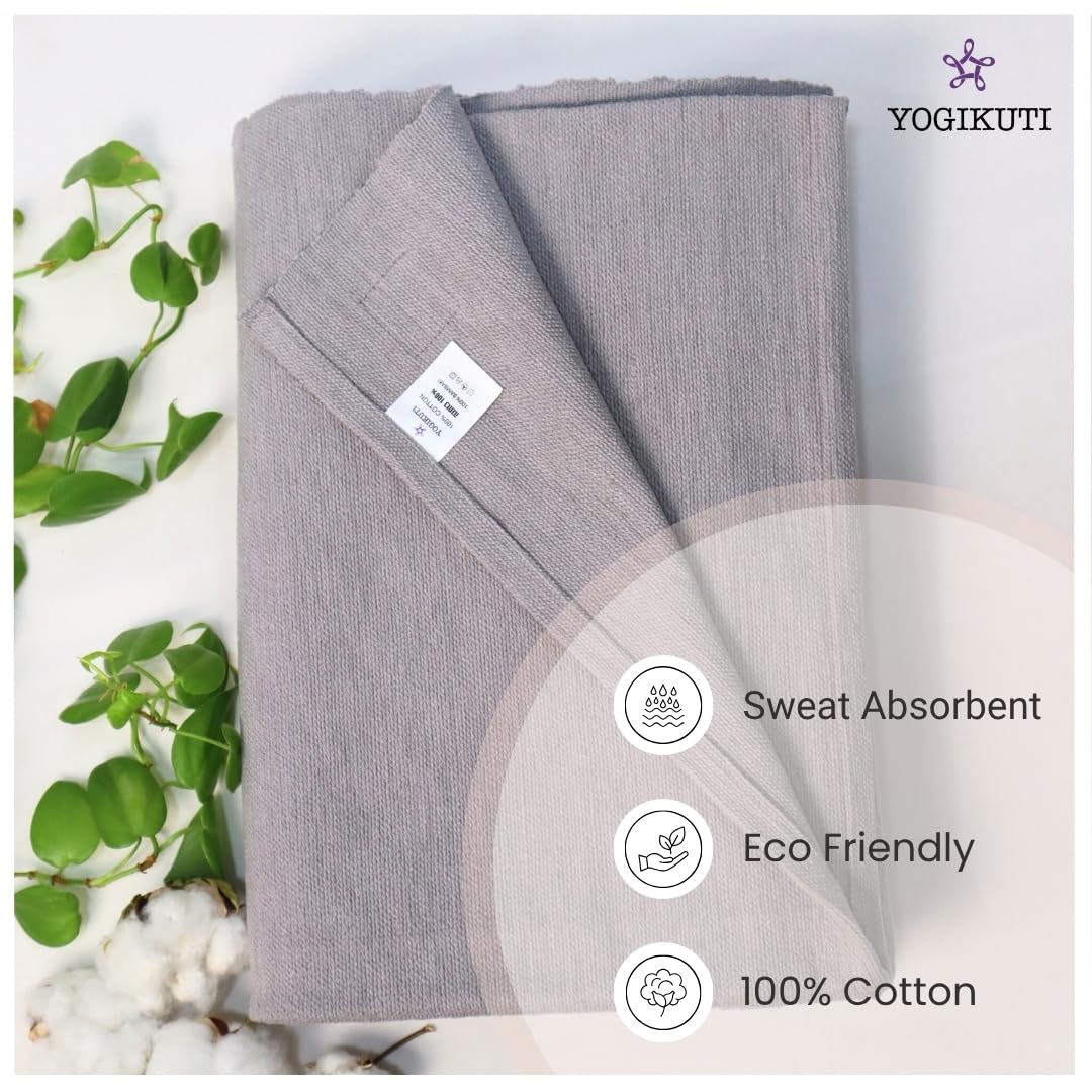 Amazon.co.jp: Iyengar コットン100%ヨガブランケット グレー 4