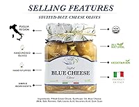 Vista 4 de Giusto Sapore Aceitunas Rellenas de Queso Azul 10oz