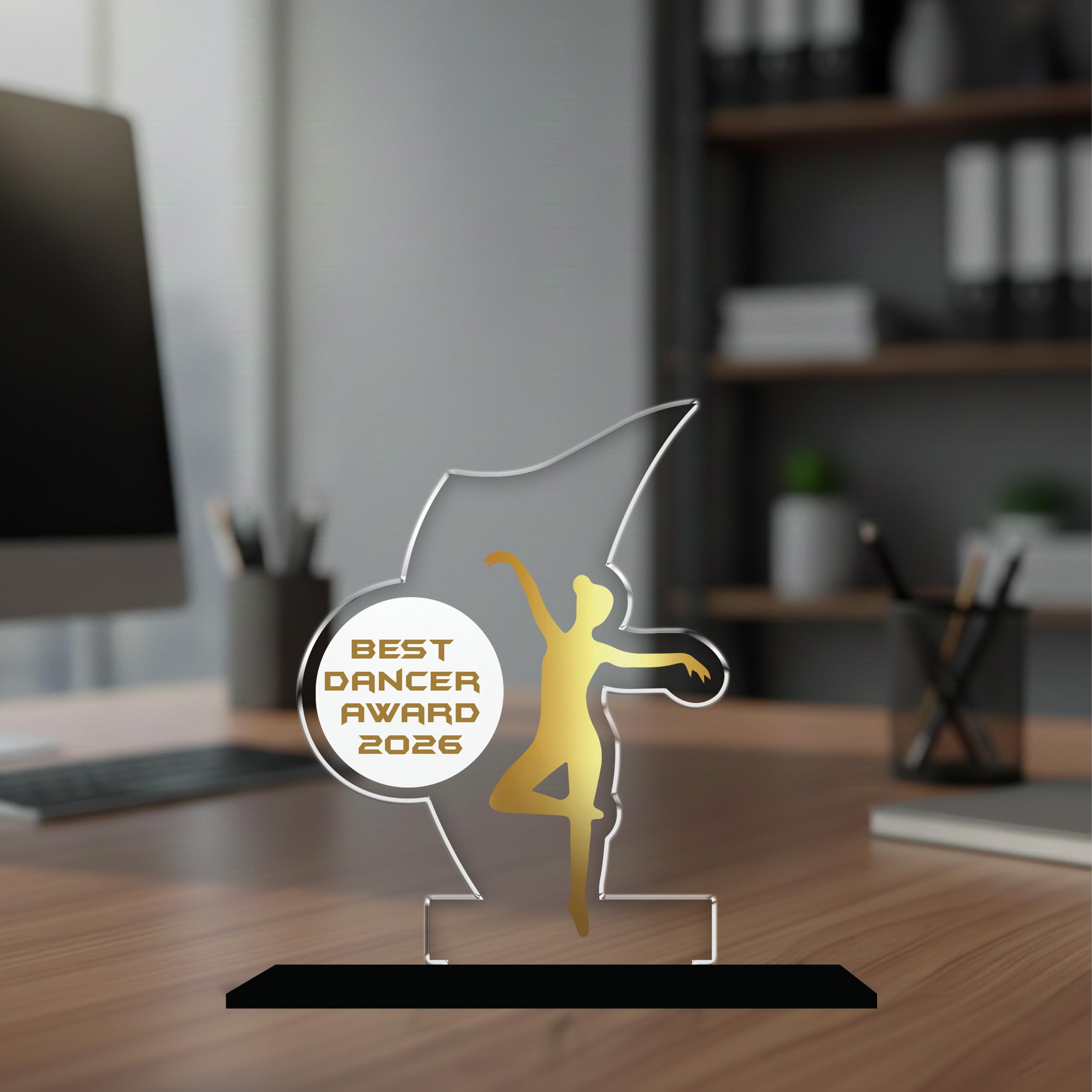 Gift Me Bazar Personalized Best Dancer Award | Dance Achievement Recognition | Gift for Dancers, Students & Teacher | UV Printed Acrylic Award Trophy (Best Dancer Trophy)-picture-17
