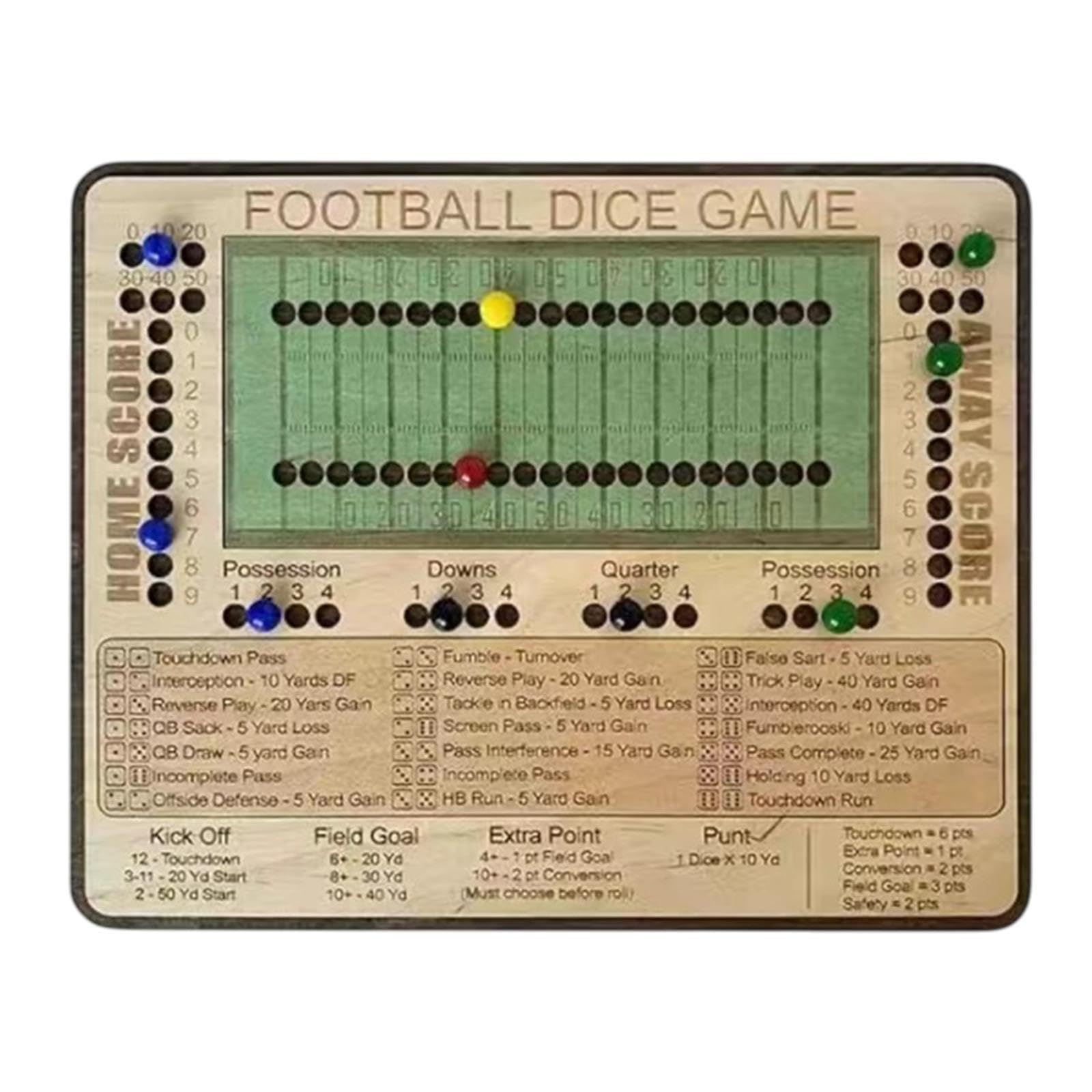 Milageto Juego de Mesa de Fútbol, ​​Juegos de Dados, Educación Infantil, Juego Familiar, Juguete Interactivo para Niños.