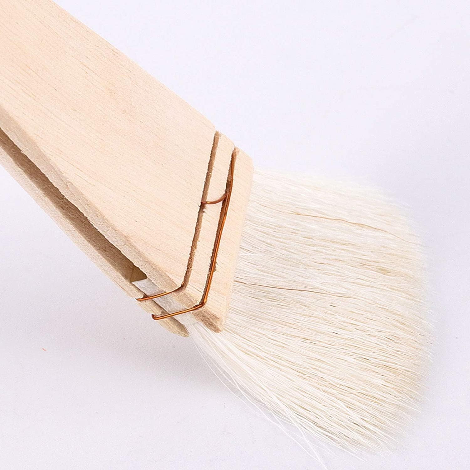 4-teiliges Malpinsel-Set 2,5 Cm – Weiche Ziegenhaarpinsel Mit Holzgriff Für Aquarell, Acryl & Töpferei