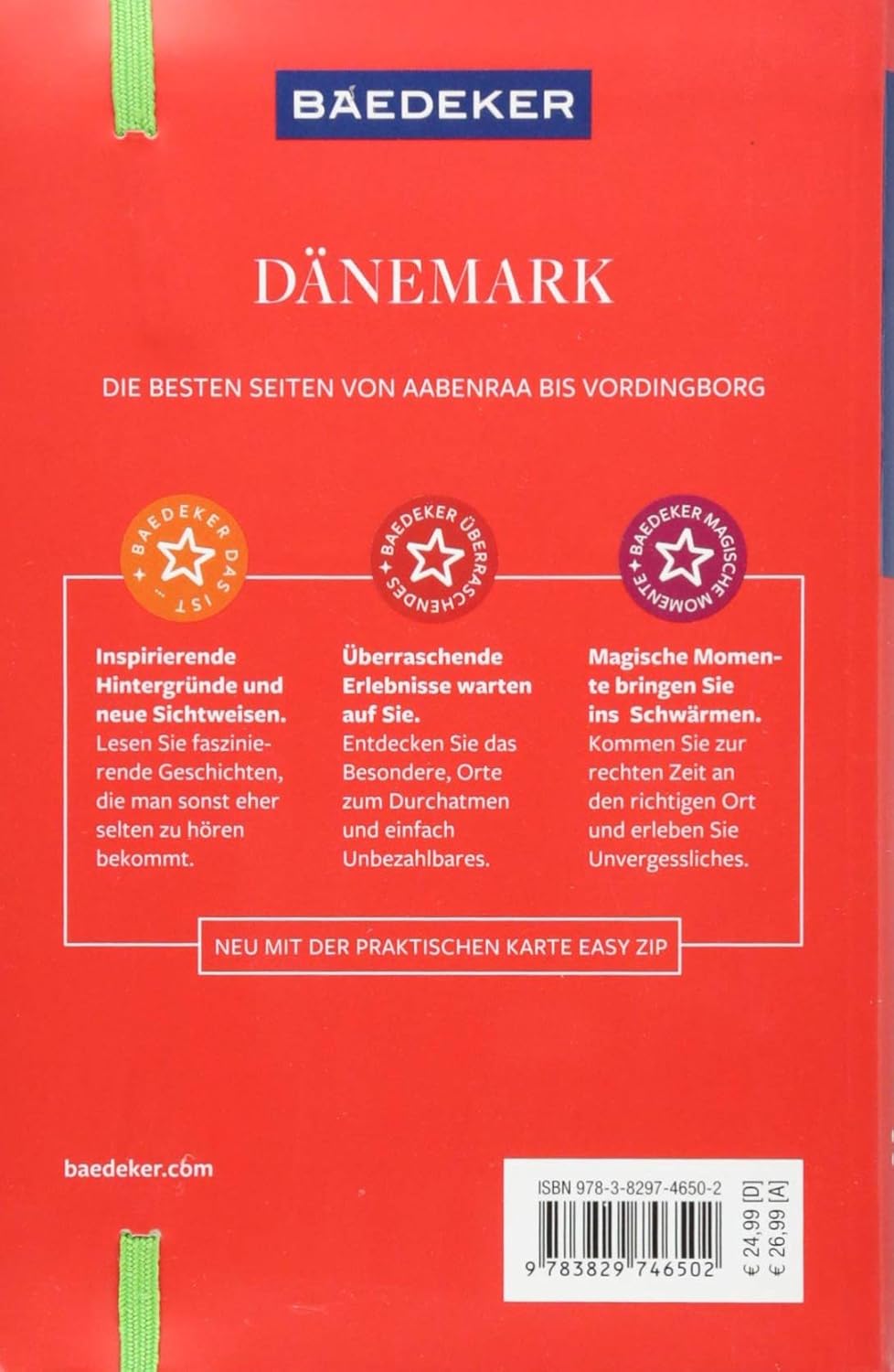 Baedeker Reiseführer Dänemark: mit praktischer Karte EASY ZIP