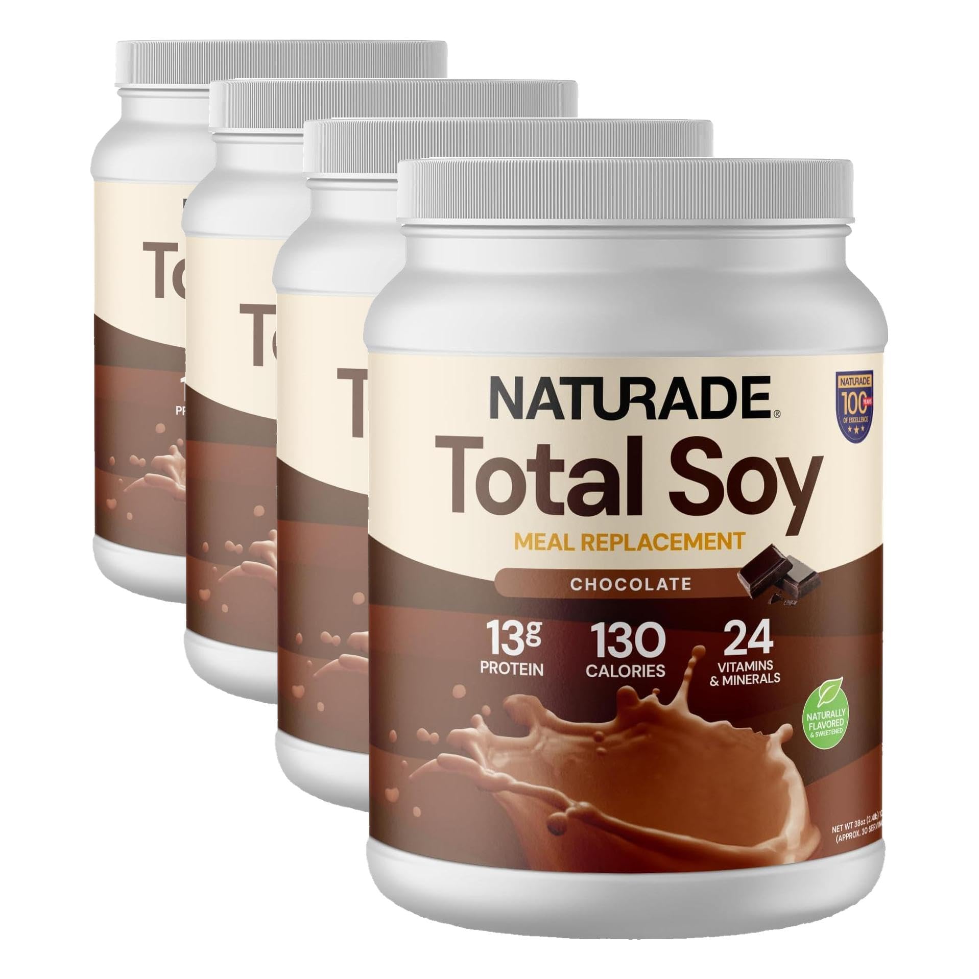 Naturade Total Soy Protein Powder | 13g Protein & 130 Calories per Servings | Meal Replacement Shake Mix | Non-GMO Soy | Lactose & Gluten Free | French Vanilla (15 Servings) — Amazon image 9