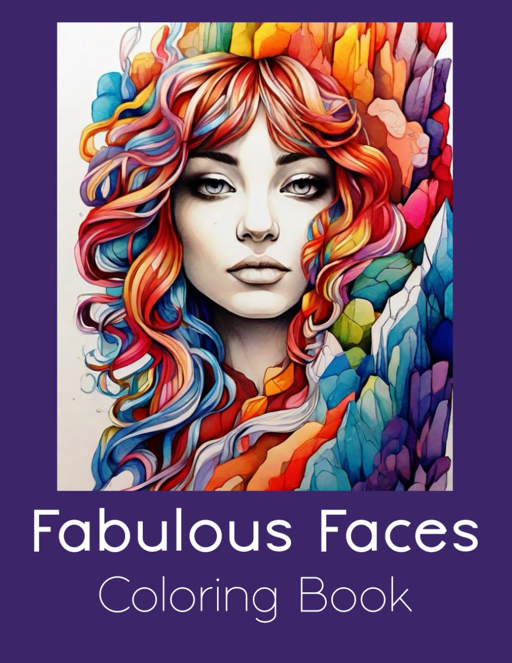 Fabulous Faces Coloring Book: For Adults: Beautiful, Shaded Designs