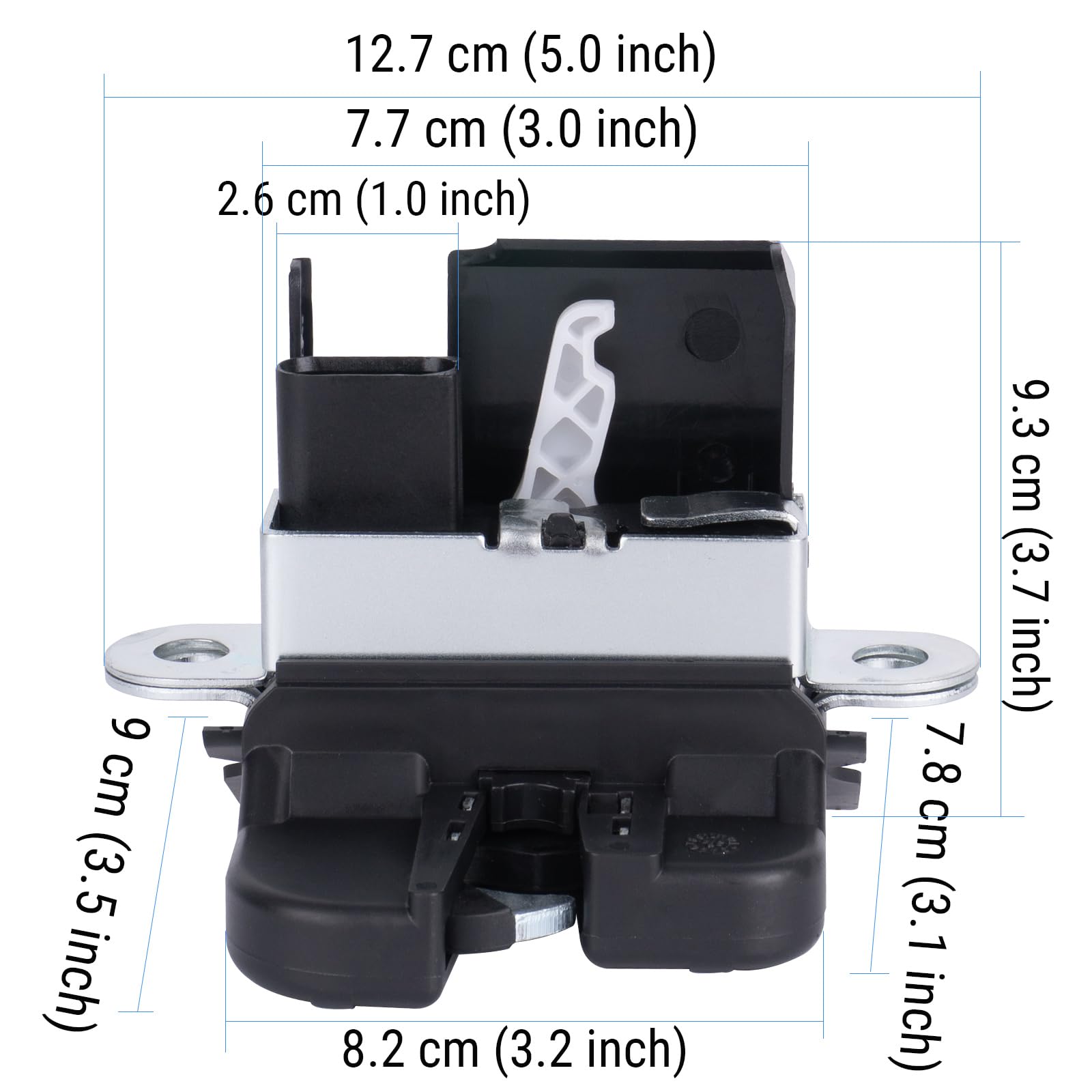 5G6827505 Serrure Hayon Coffre Voiture Compatible avec VW Tiguan | Serrure Porte ArrièRe Automobile Compatible avec VW Tiguan 2007-2016 & Golf 7 2012-2019