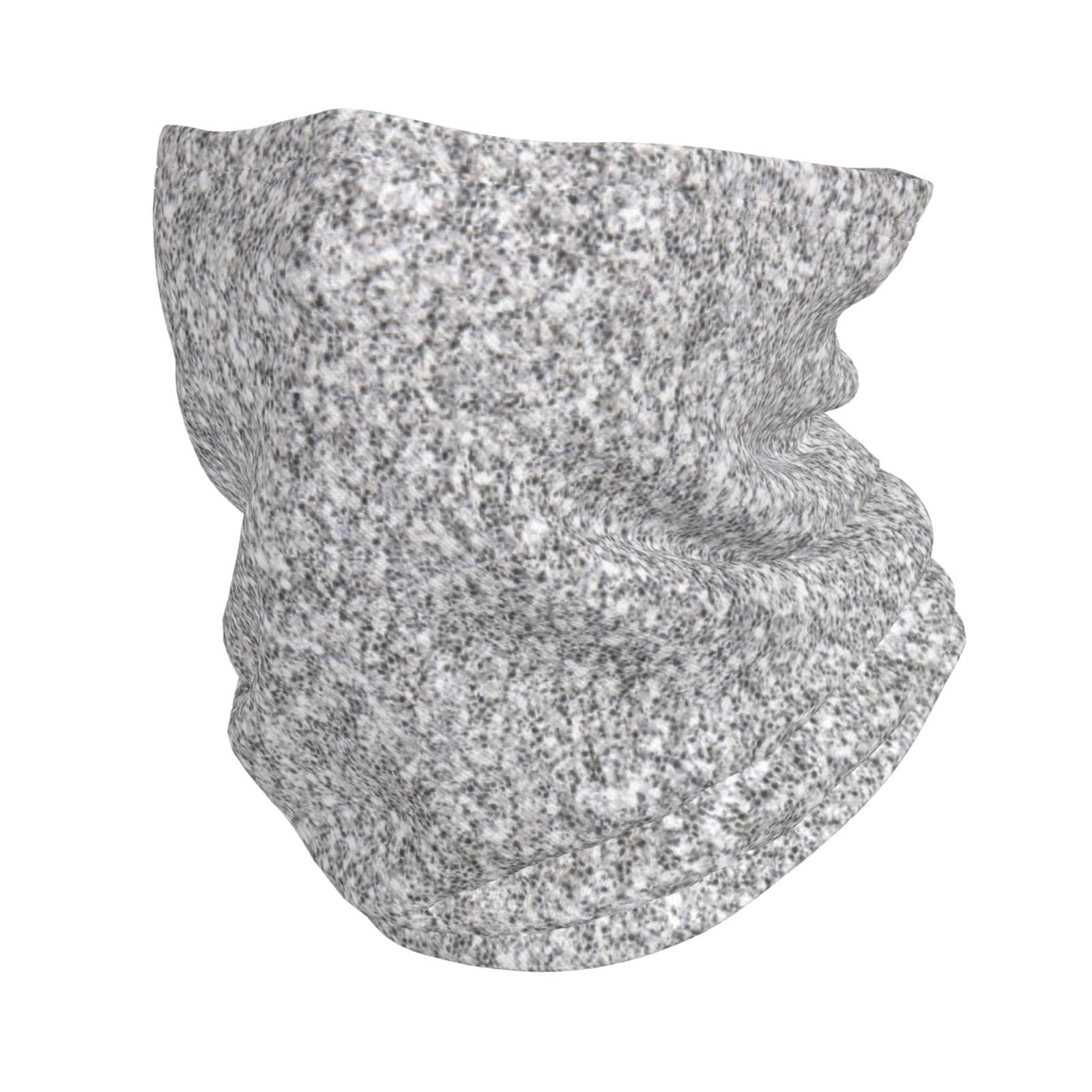 gawuoab Silver Glitter Warmer Gaiter Fleece Winter Neck Face Mask Cover, Windproof Cold Weather Scarf