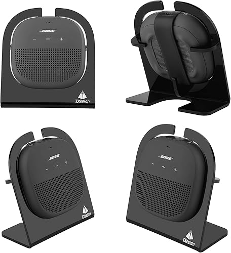Miniatura 5 de TXesign Soporte de escritorio para Bose SoundLink Micro Altavoz Bluetooth portátil Acrílico Bluetooth Soporte Soporte Soporte de exhibición Soporte